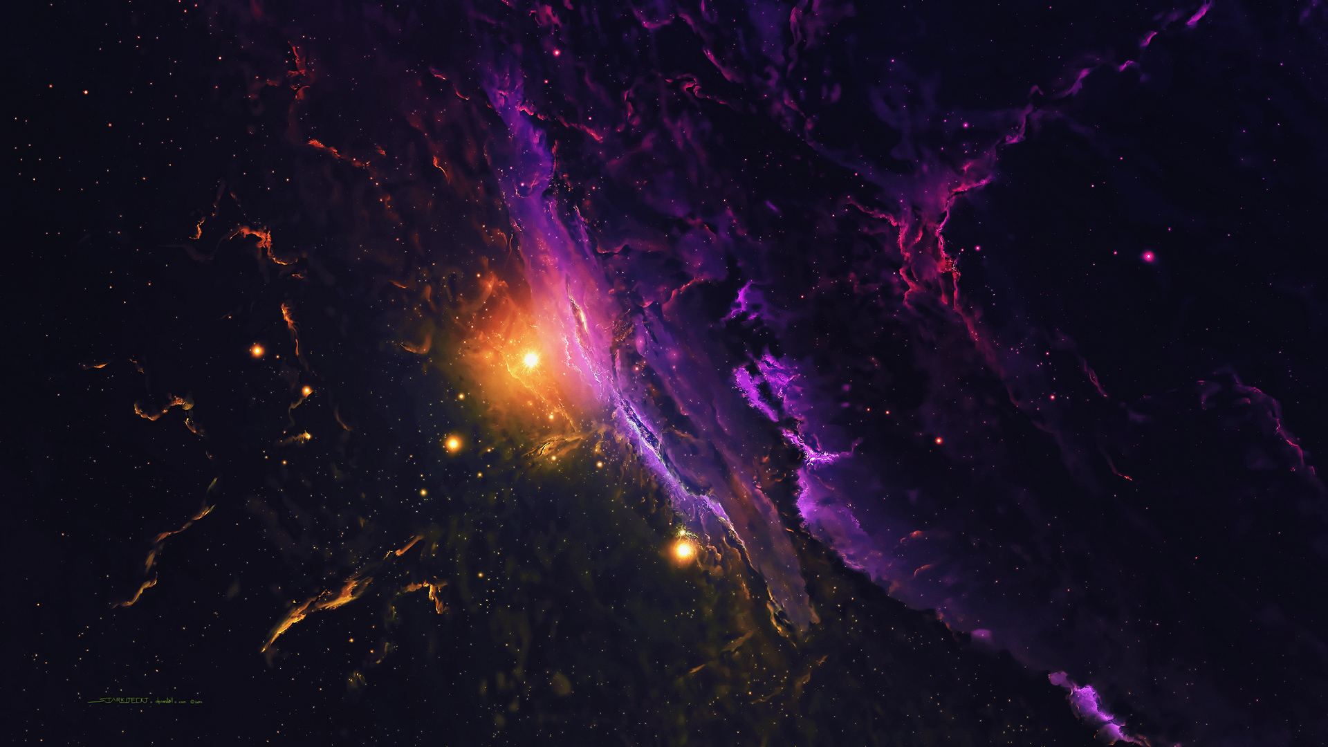 精选恒星 太空逃逸 星云 太空艺术 AI艺术 电脑 壁纸 3840×2160