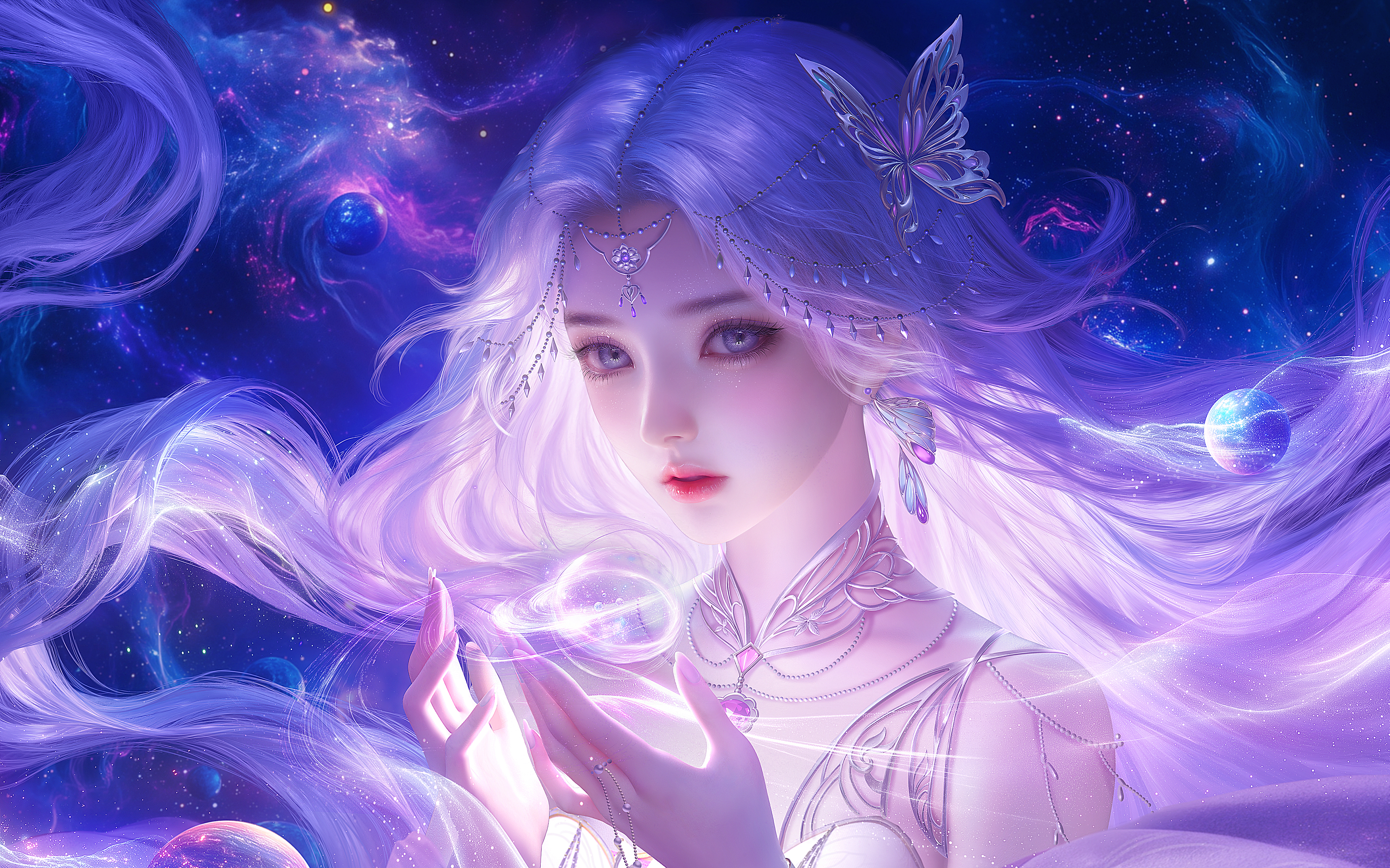 热门完美世界 云曦 唯美 星球 4K 超 高清壁纸 3840×2400
