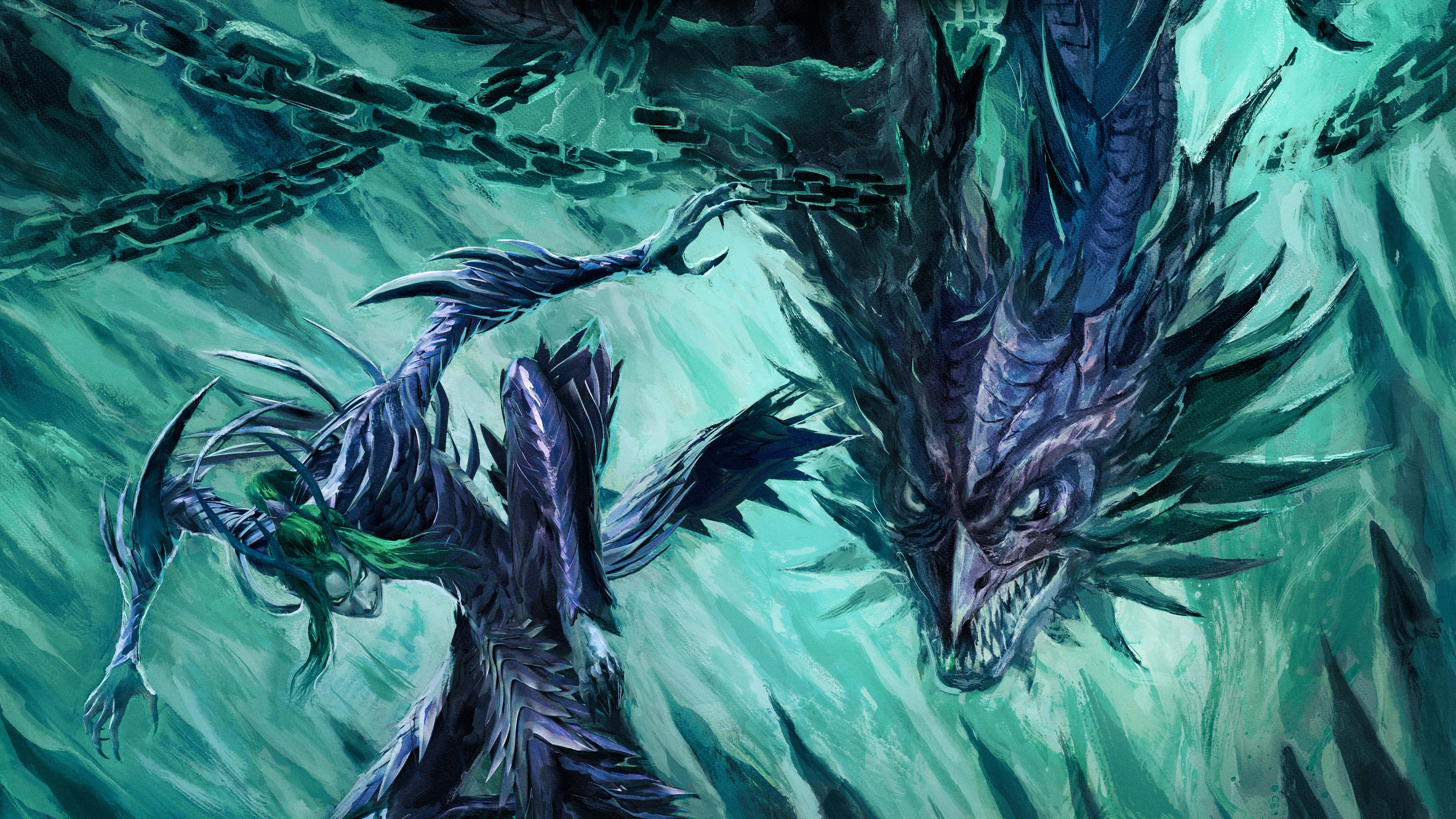 经典敖顺 哪吒 高清 4k哪吒 魔童闹海 壁纸 3840×2160