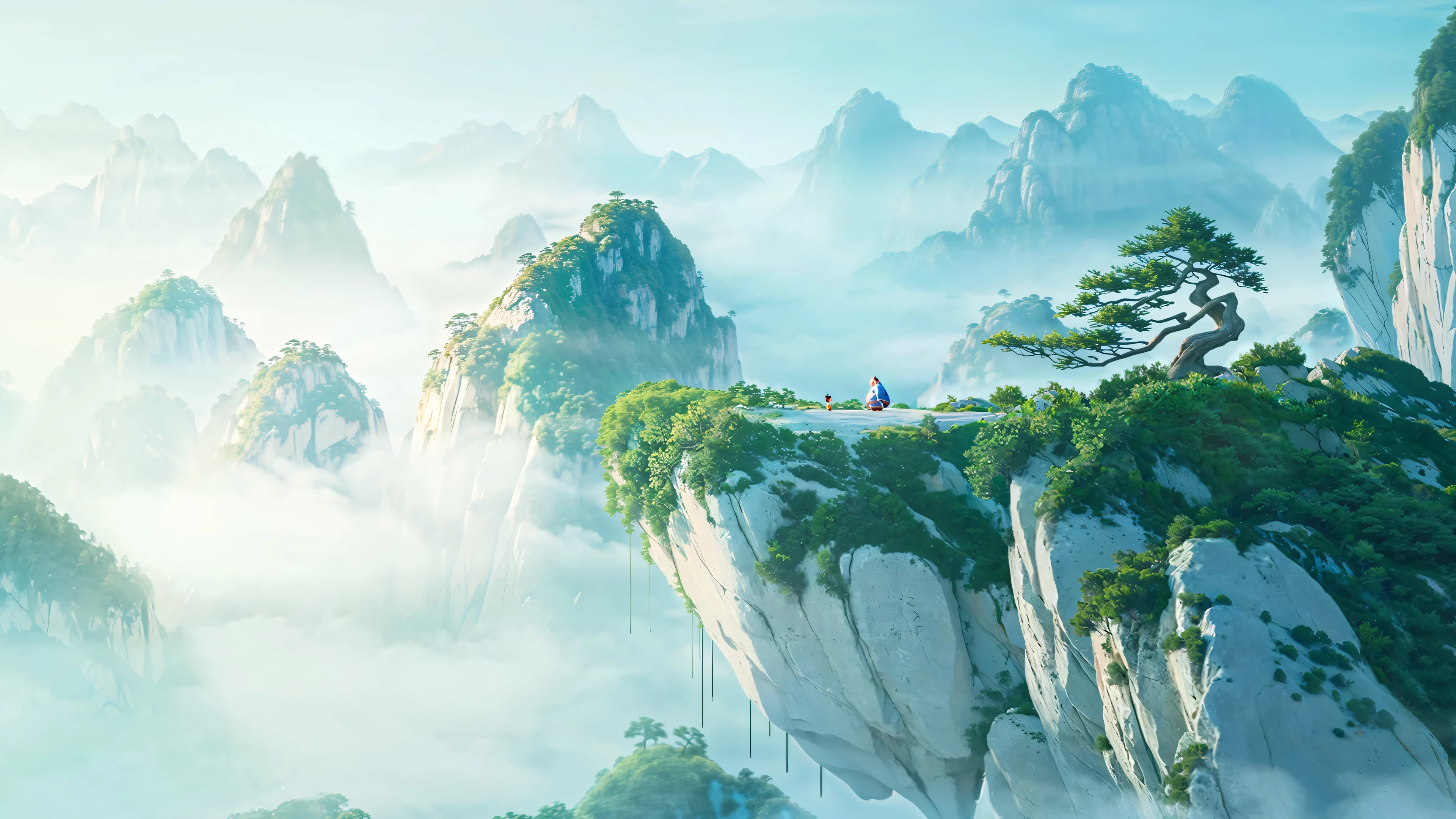 热门哪吒 魔童闹海 唯美 风景 壁纸 3840×2160