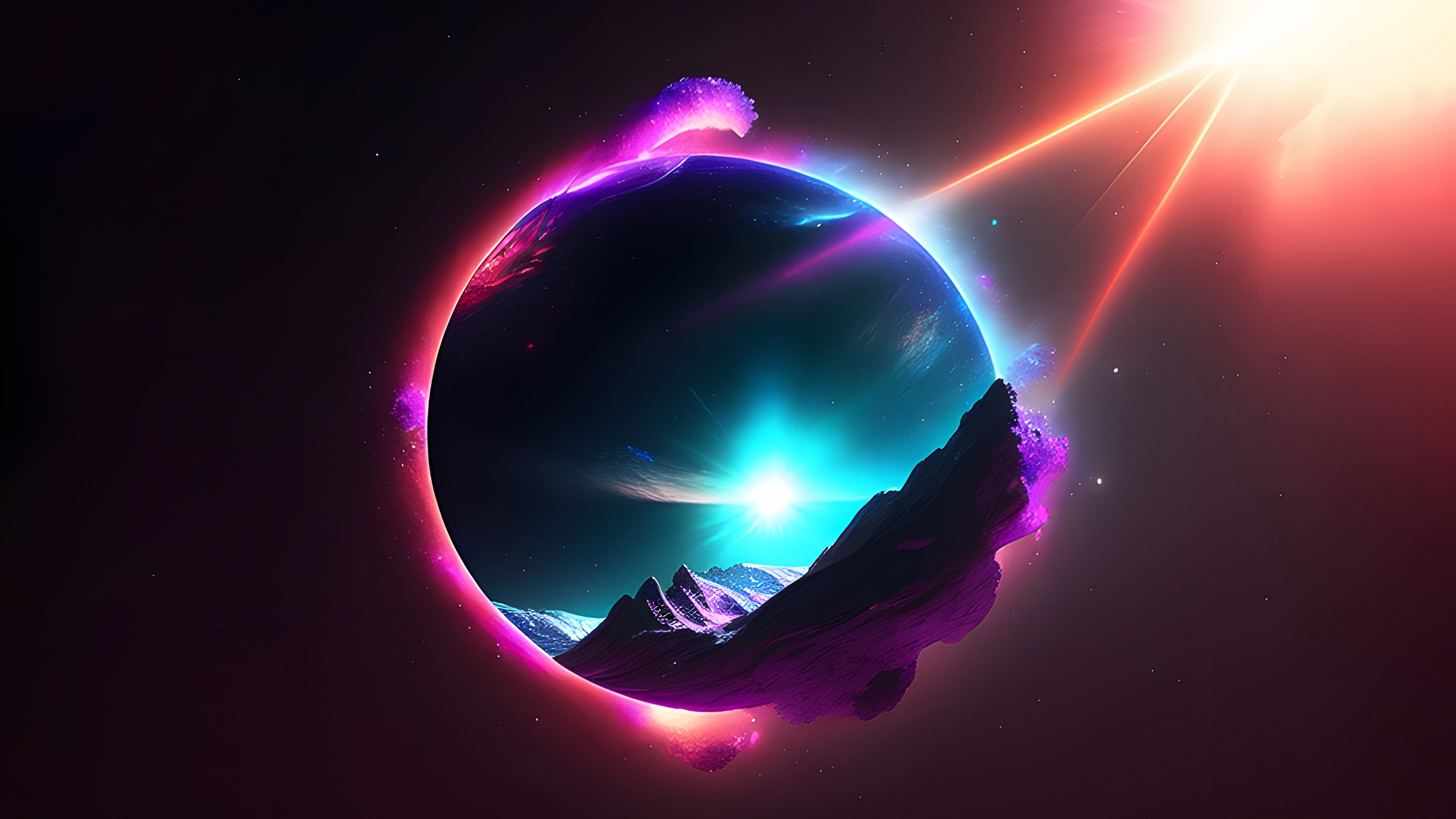 热门艺术 宇宙 行星 空间 恒星 高清壁纸 3840×2160
