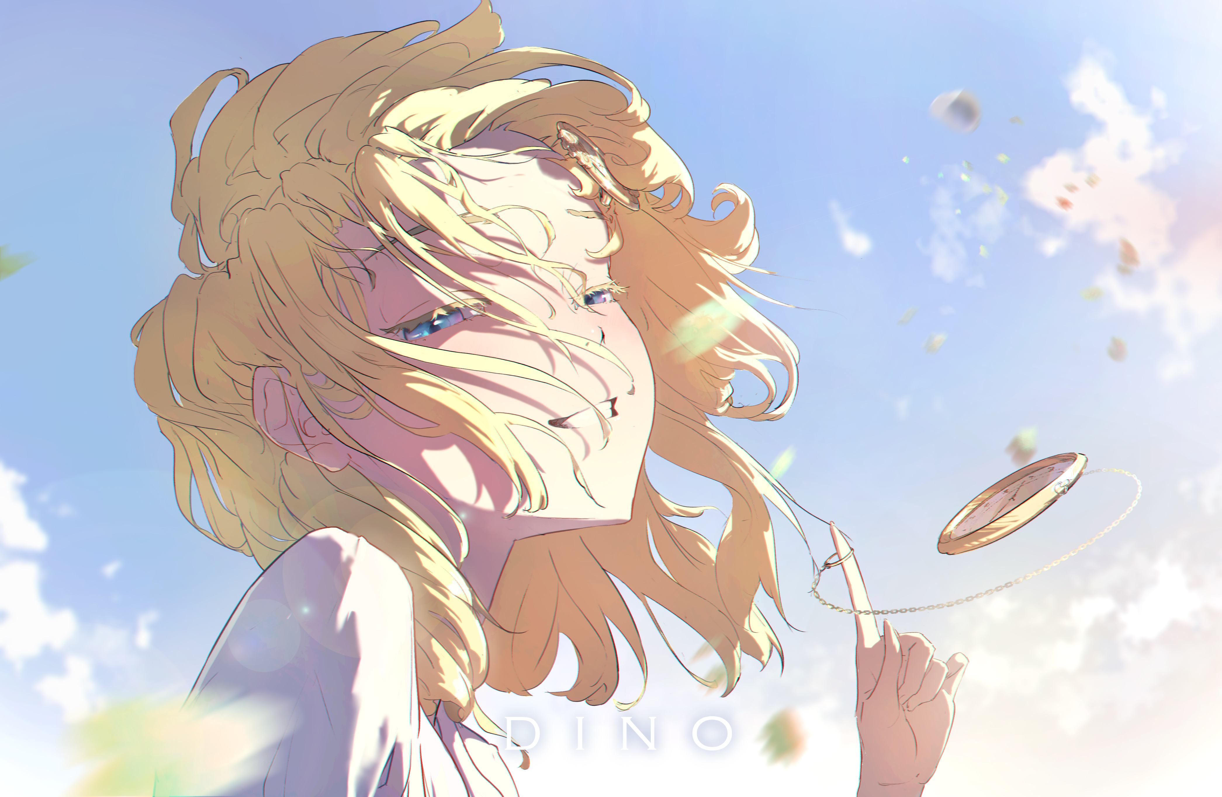 虚拟 沃森·阿米莉亚 动漫 女孩 怀表 壁纸 4182×2728