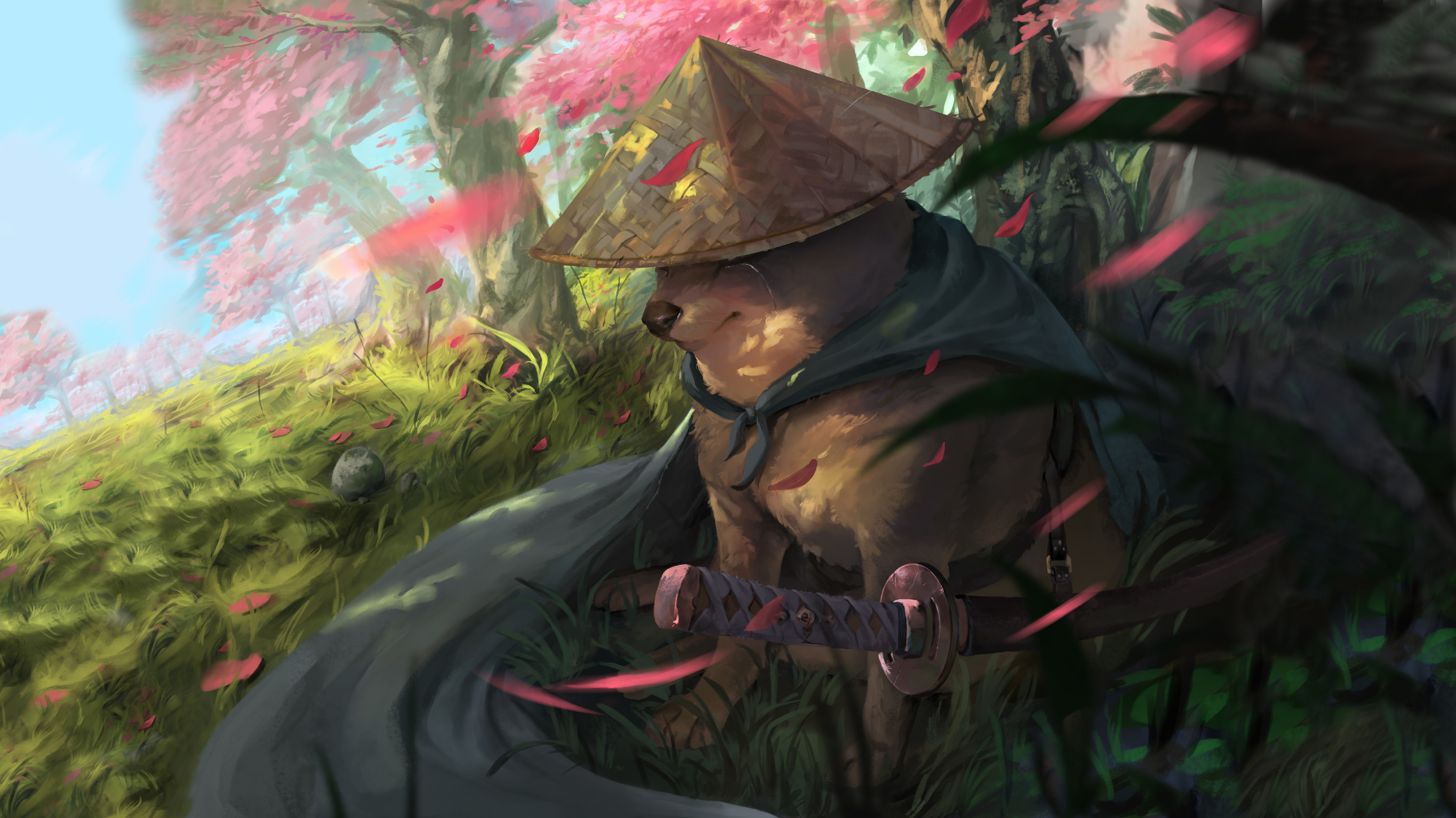 斗牛士 狗狗 奶酪 壁纸 3840×2160