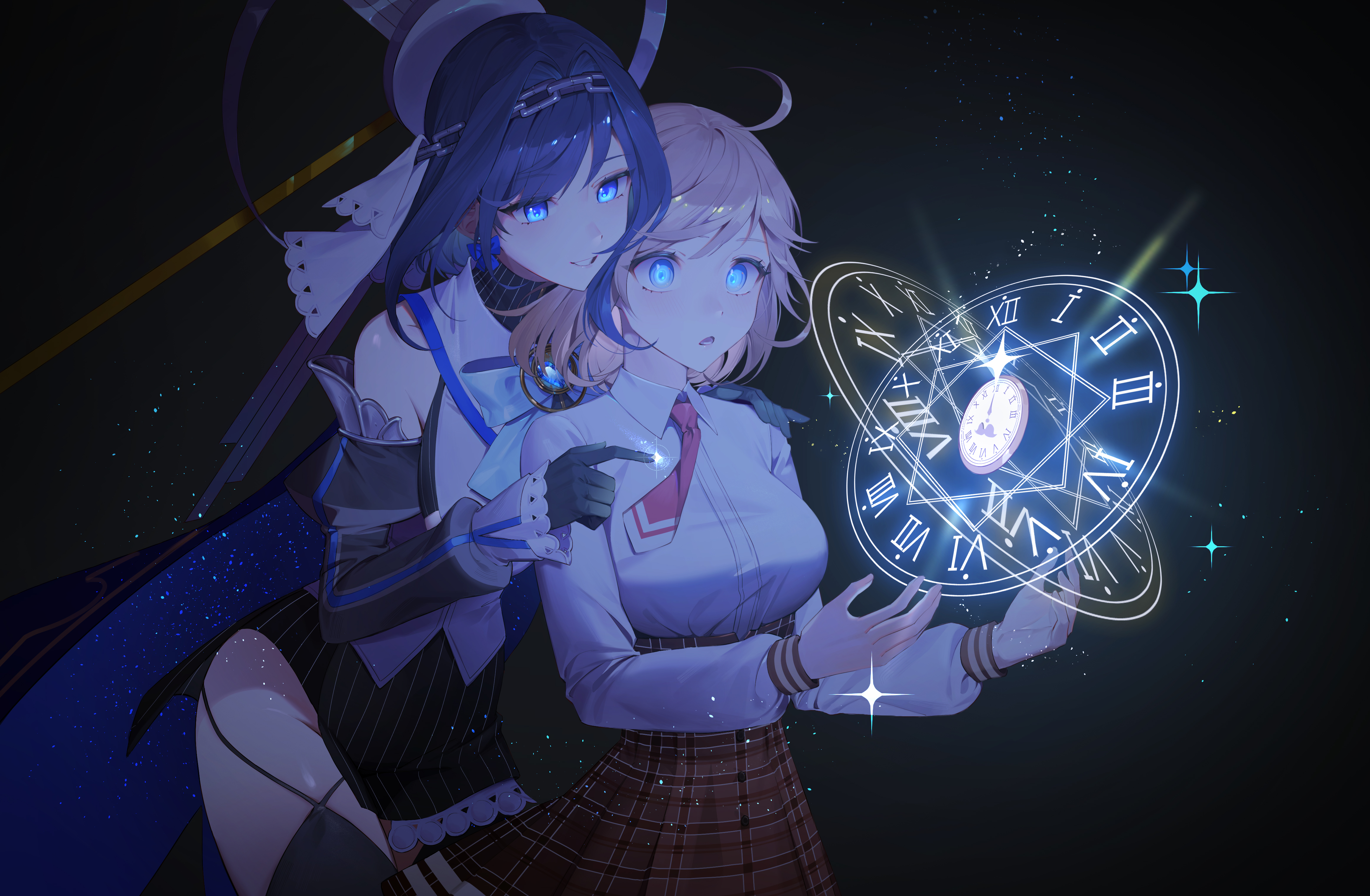 动漫 动漫女孩 魔法 4K壁纸 4640×3036