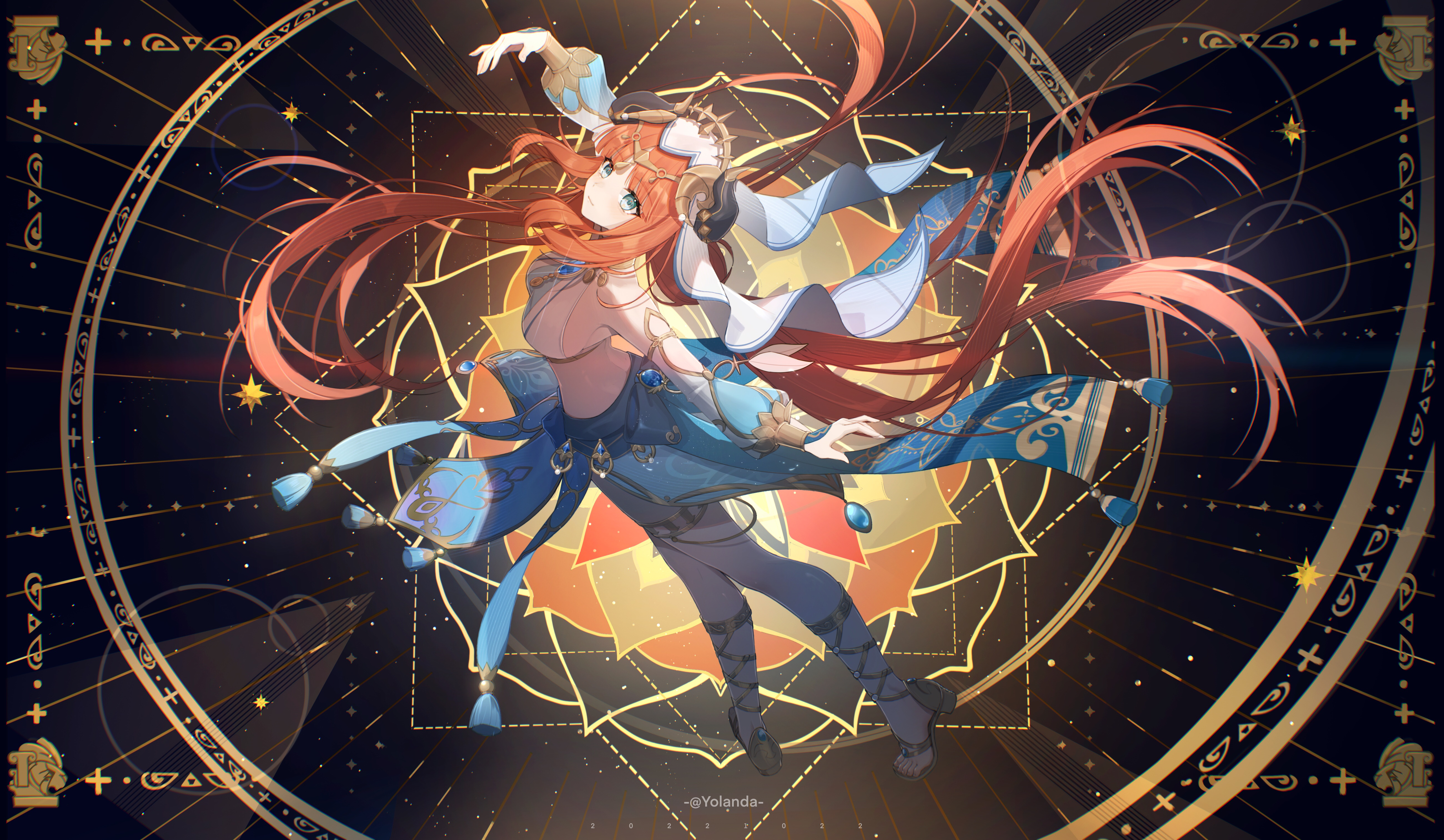 原神 动漫女孩 高清壁纸 5201×3027