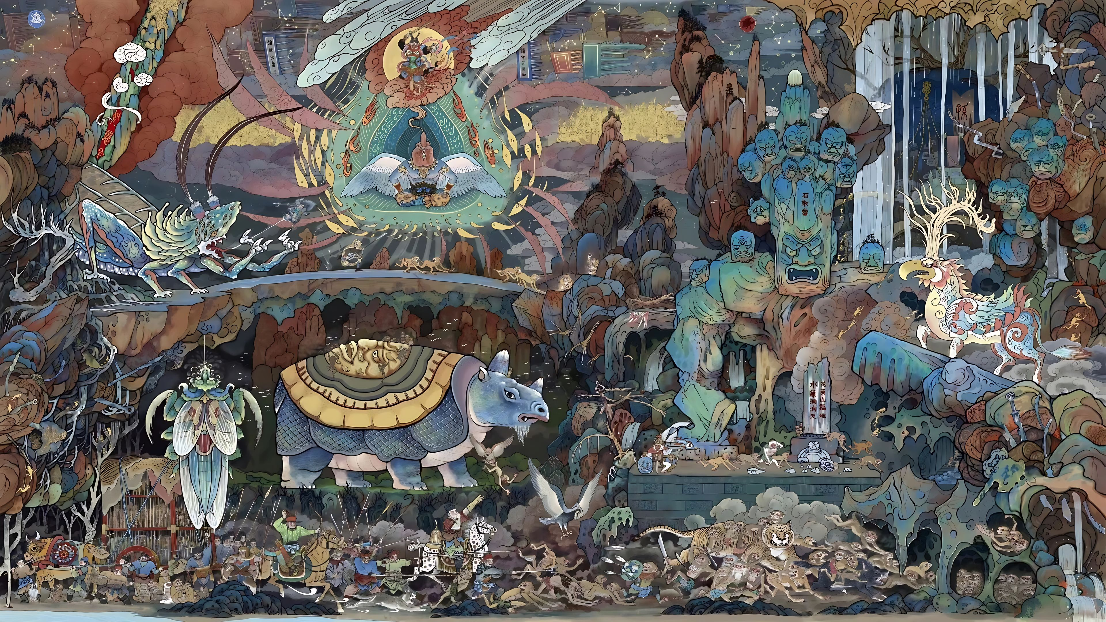经典黑色神话 悟空 游戏画面 电子游戏 手机壁纸 3840×2160