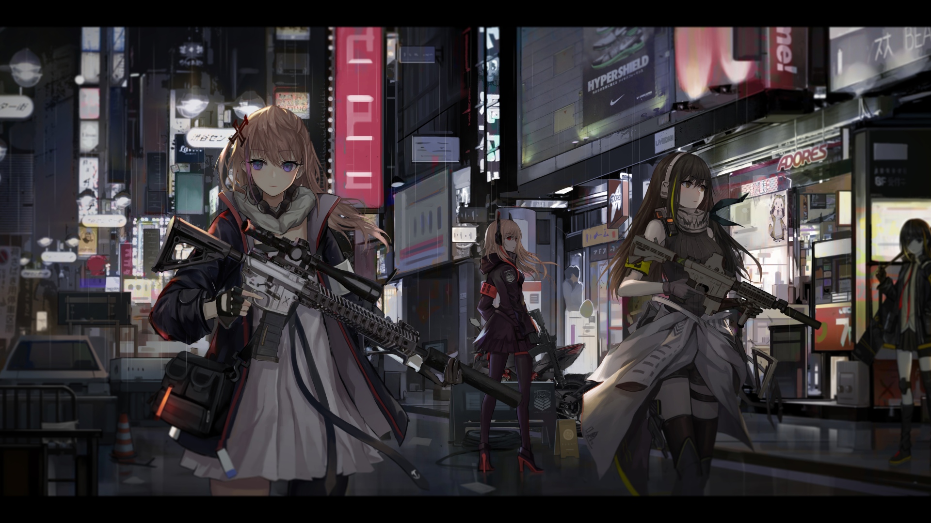 武器 动漫 动漫女孩 少女前线 4K高清壁纸 9094×4559