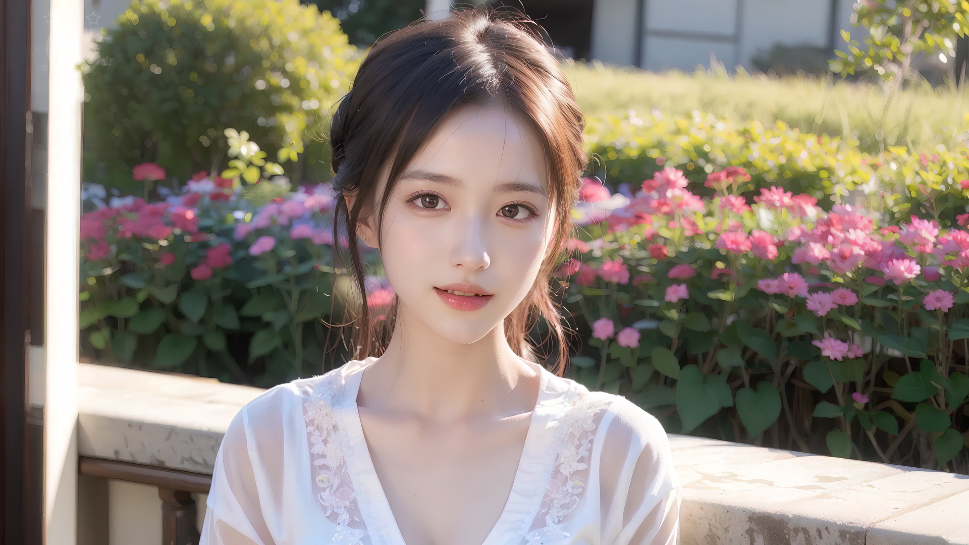 经典AI艺术 女生 可爱 美丽 风景 电脑 壁纸 3840×2160