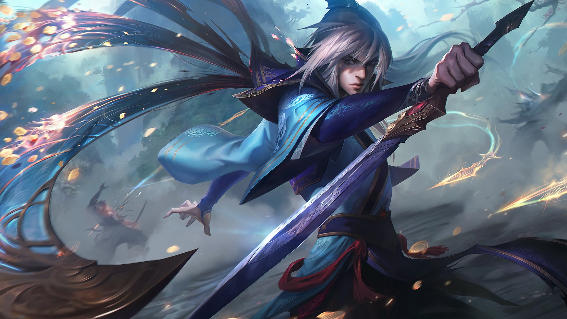 唯美魔爪 战士 英雄联盟 壁纸 7680×4320