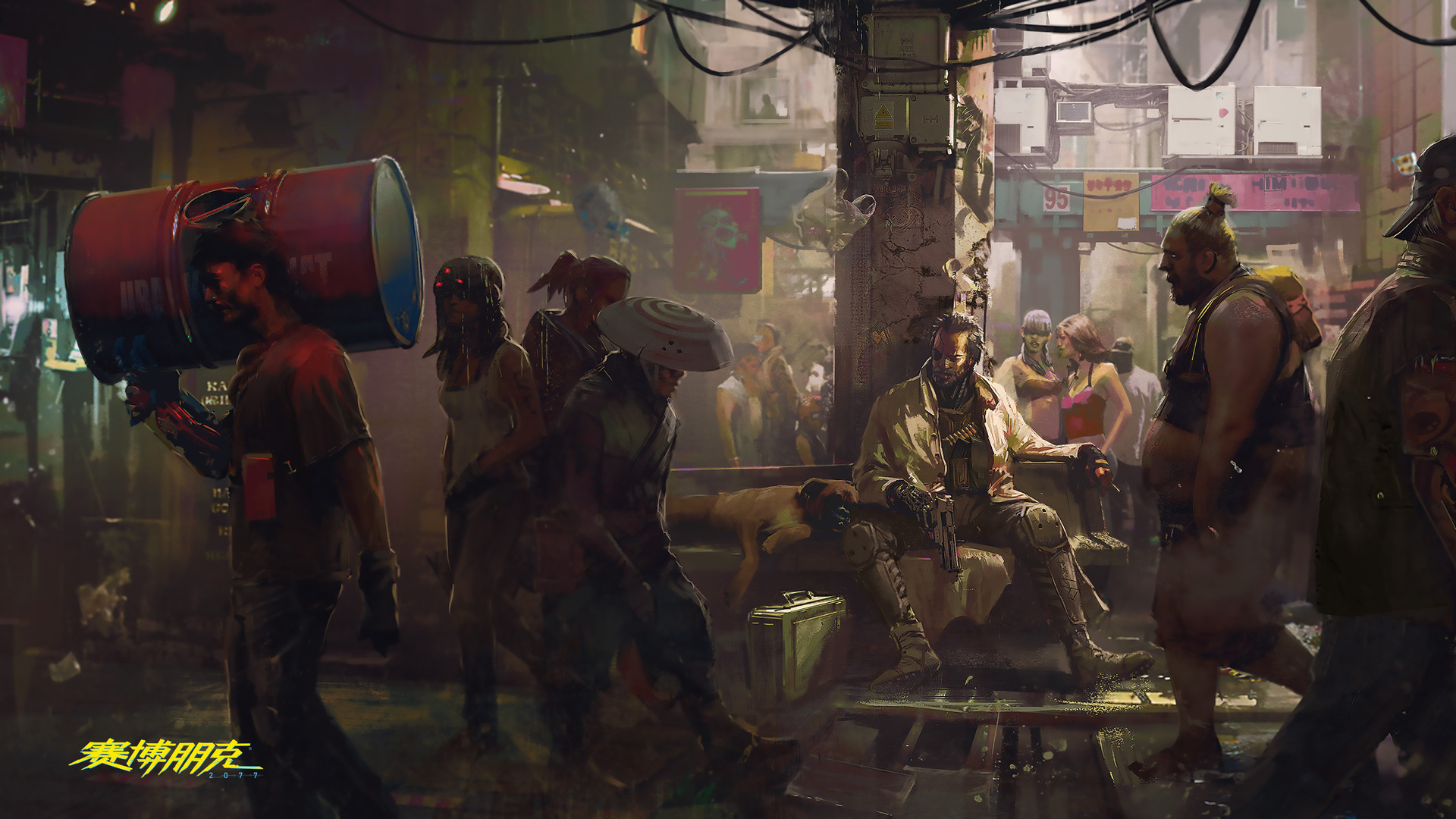 人物 赛博朋克 半机械人 电子游戏 未来主义 科幻 游戏 CG艺术 壁纸 3840×2160