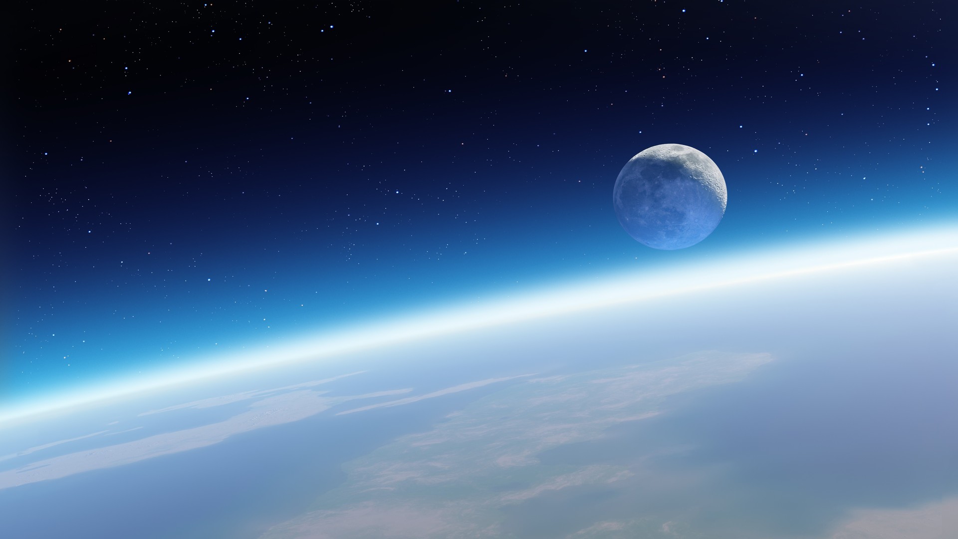 热门天空 月球 空间 地球 恒星 行星 电脑 桌面壁纸 5120×2880