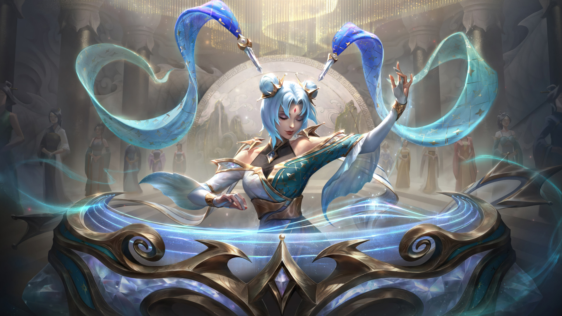 热门英雄联盟 电子游戏 角色 短发 AI艺术 LOL 电脑 高清壁纸 7680×4320