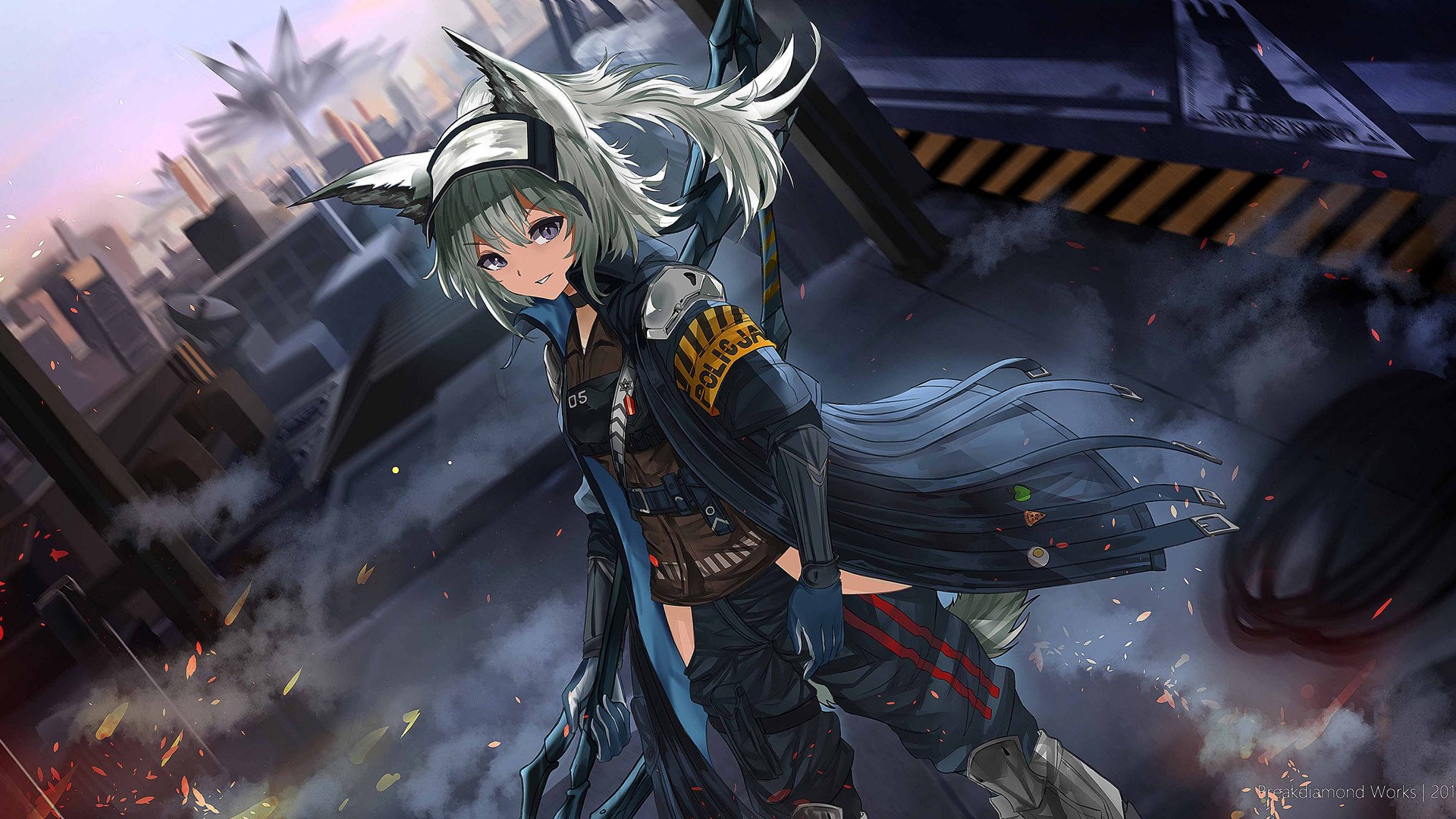 动漫 动漫女孩 AI艺术 肖像 明日方舟 电脑 壁纸 4711×2480