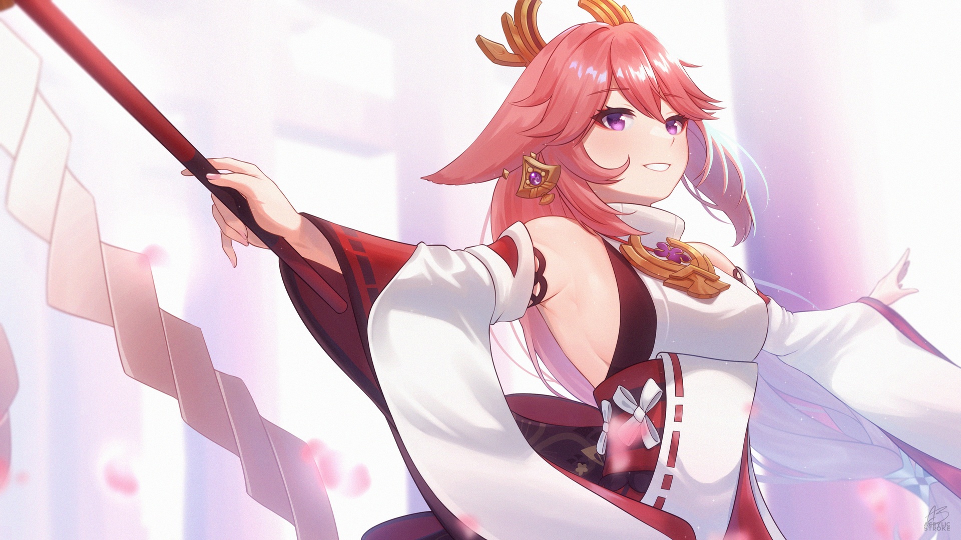 原神 动漫 动漫女孩 源流影响 电脑 壁纸 3840×2160