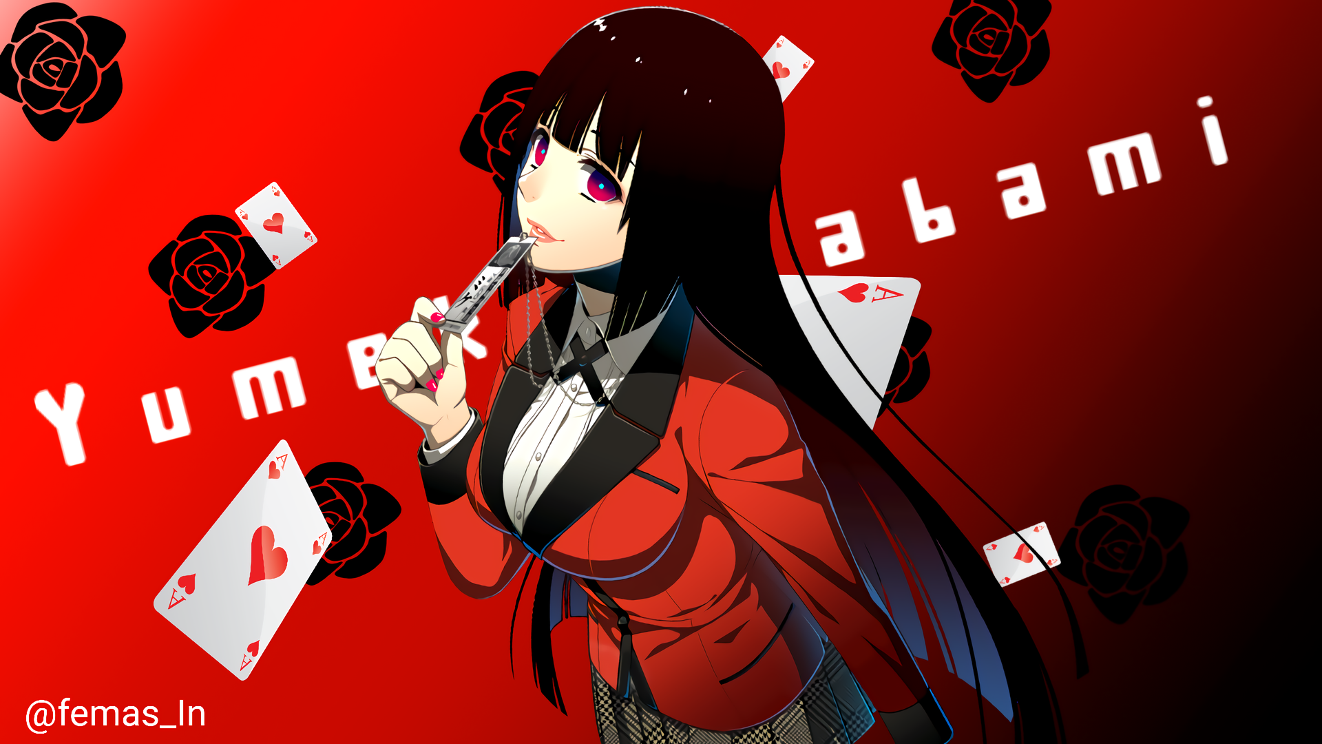 高清动漫女孩 校服 电脑 高清壁纸 3840×2160
