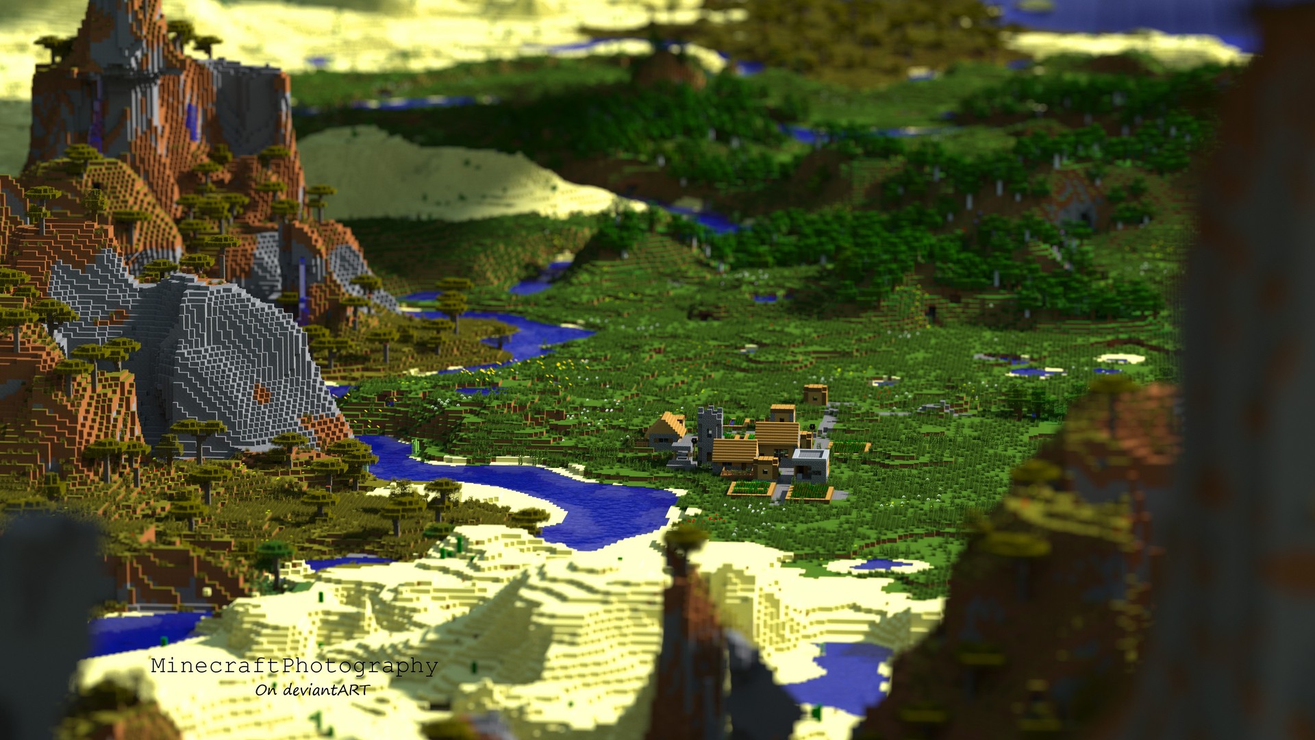热门我的世界 游戏CG 景深 游戏 风景 清新 治愈 电脑 高清壁纸 3840×2160