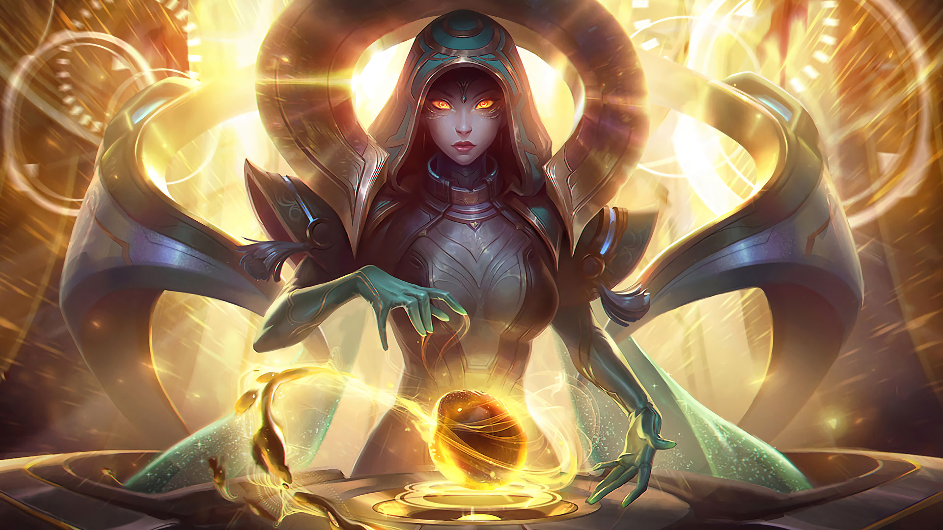 索纳 英雄联盟 LOL 电子游戏 兜帽 游戏 英雄 角色 电脑 壁纸 7680×4320