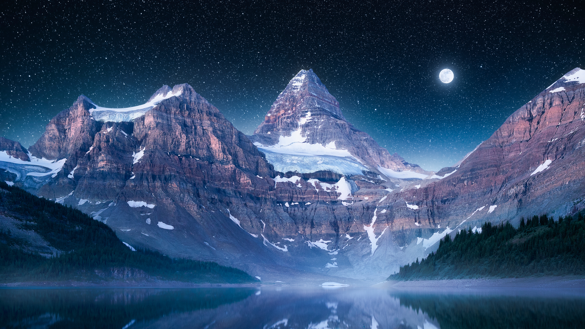蓝色 梦境 湖泊 风景 山脉 自然 夜 夜景 秘鲁 摄影 法国 电脑 4K高清壁纸 3840×2160