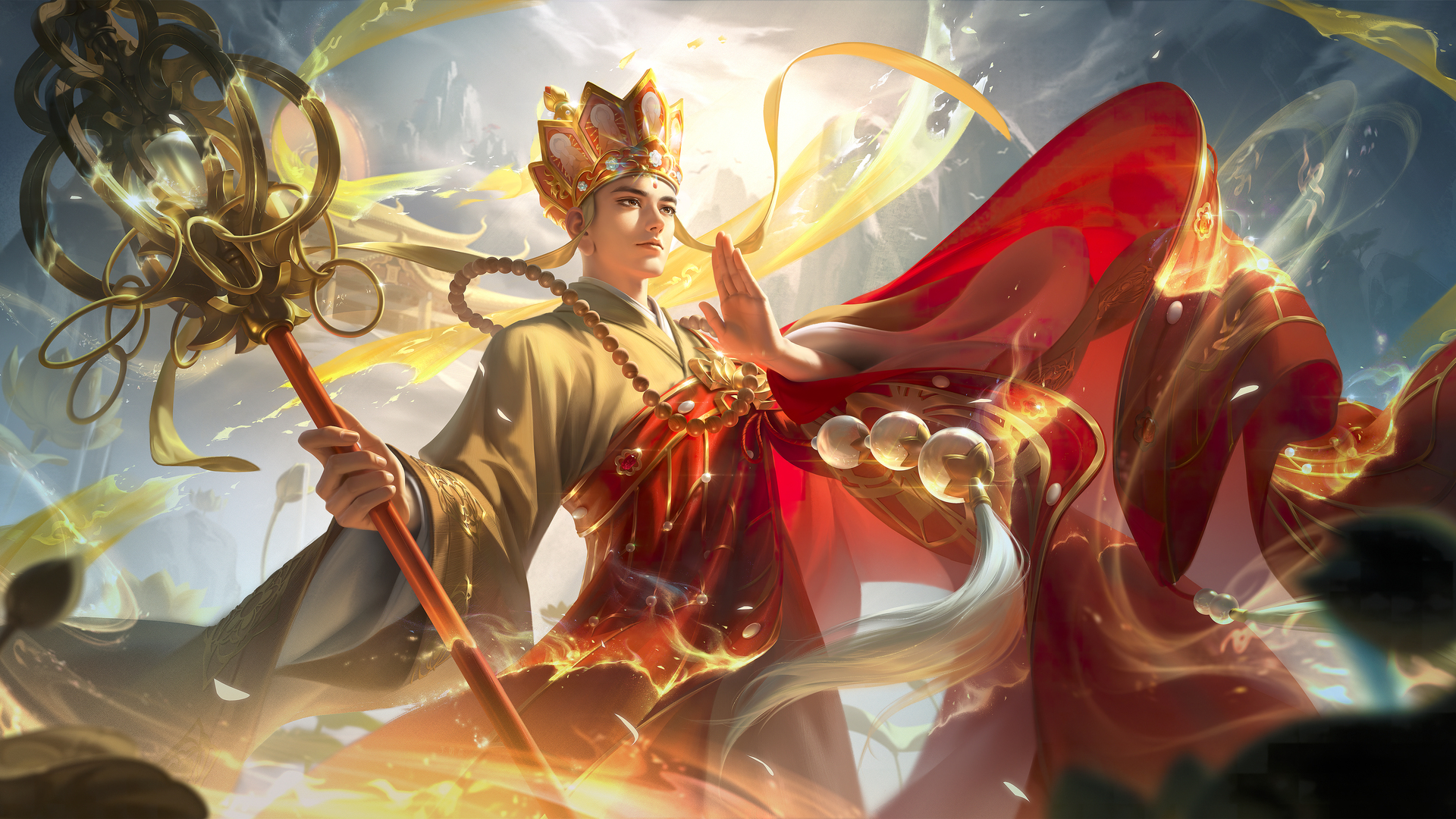 精选游戏CG 角色 王者荣耀 游戏 唐僧 电脑 壁纸 6267×3200