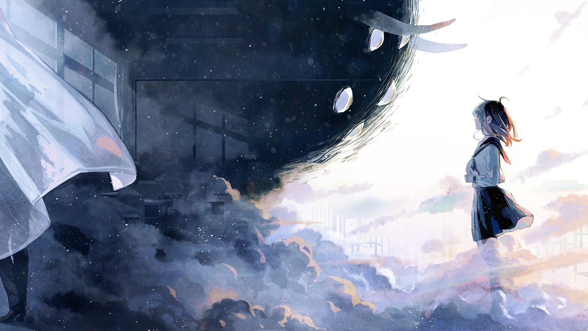 超清原创 人物 动漫 女孩 绘画 艺术 概念 电脑 桌面壁纸 4213×2160