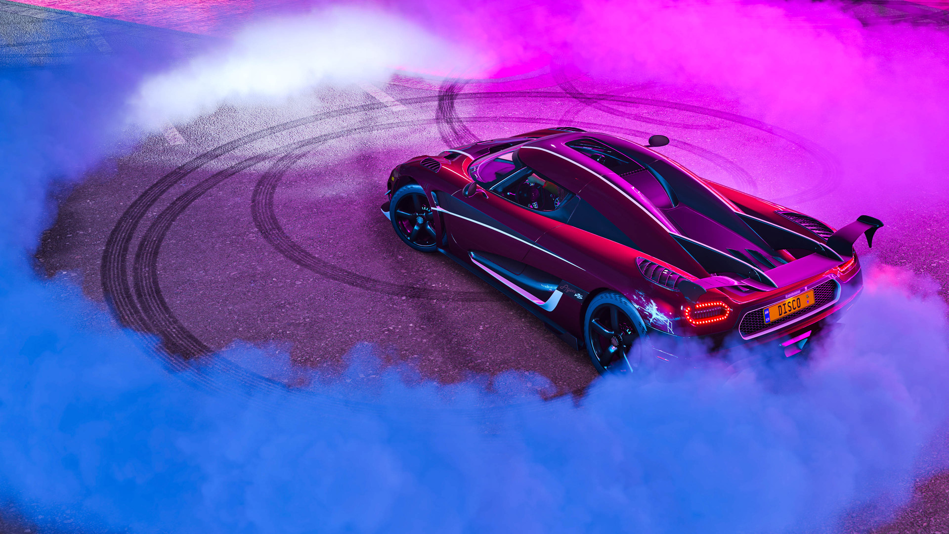 绚丽游戏CG 跑车 赛博朋克 超级跑车 GTA 游戏 电脑 壁纸 3840×2160