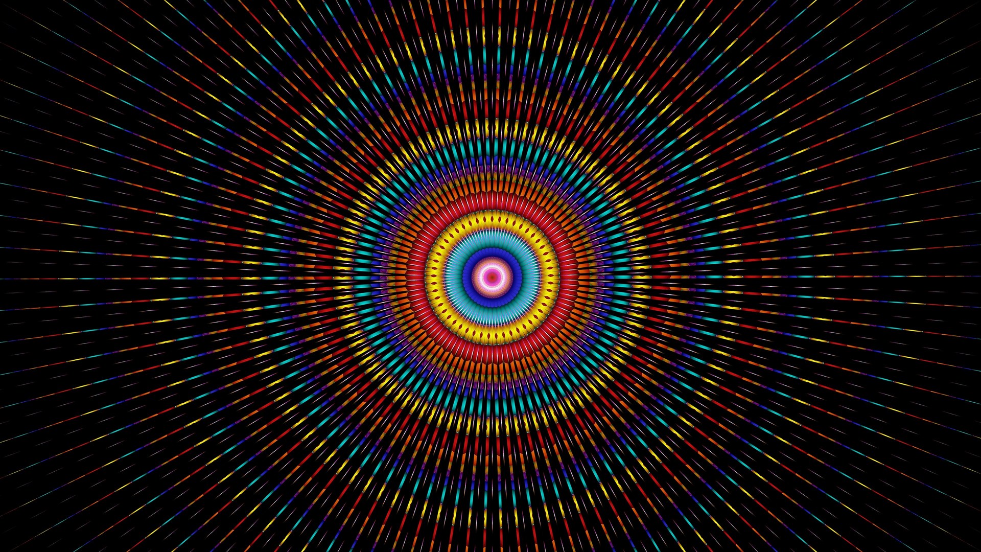 热门抽象 圆 五颜六色 AI艺术 电脑 手机壁纸 3840×2160