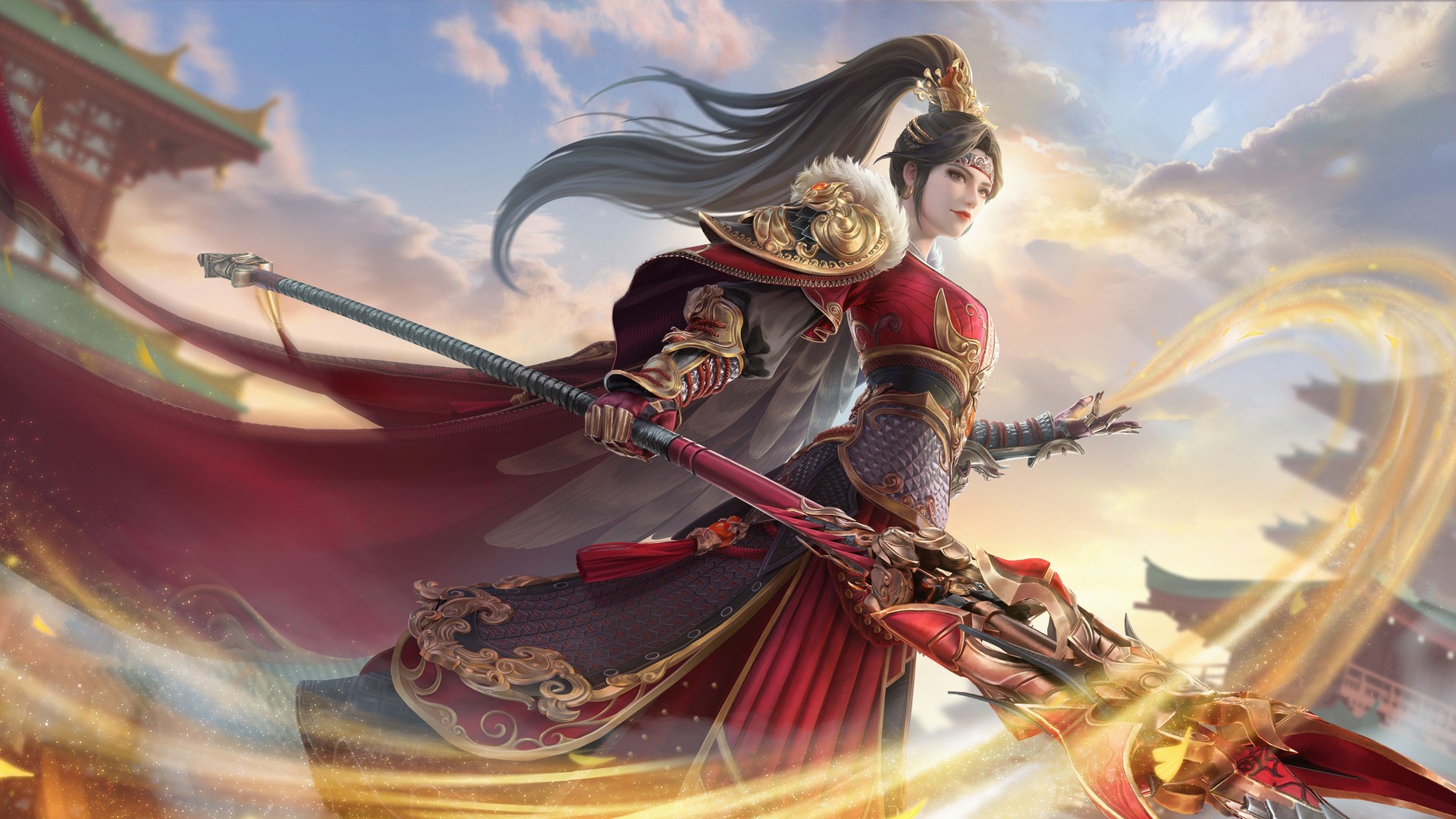 绚丽游戏CG 角色 三国杀 游戏 电脑 桌面壁纸 6000×3084