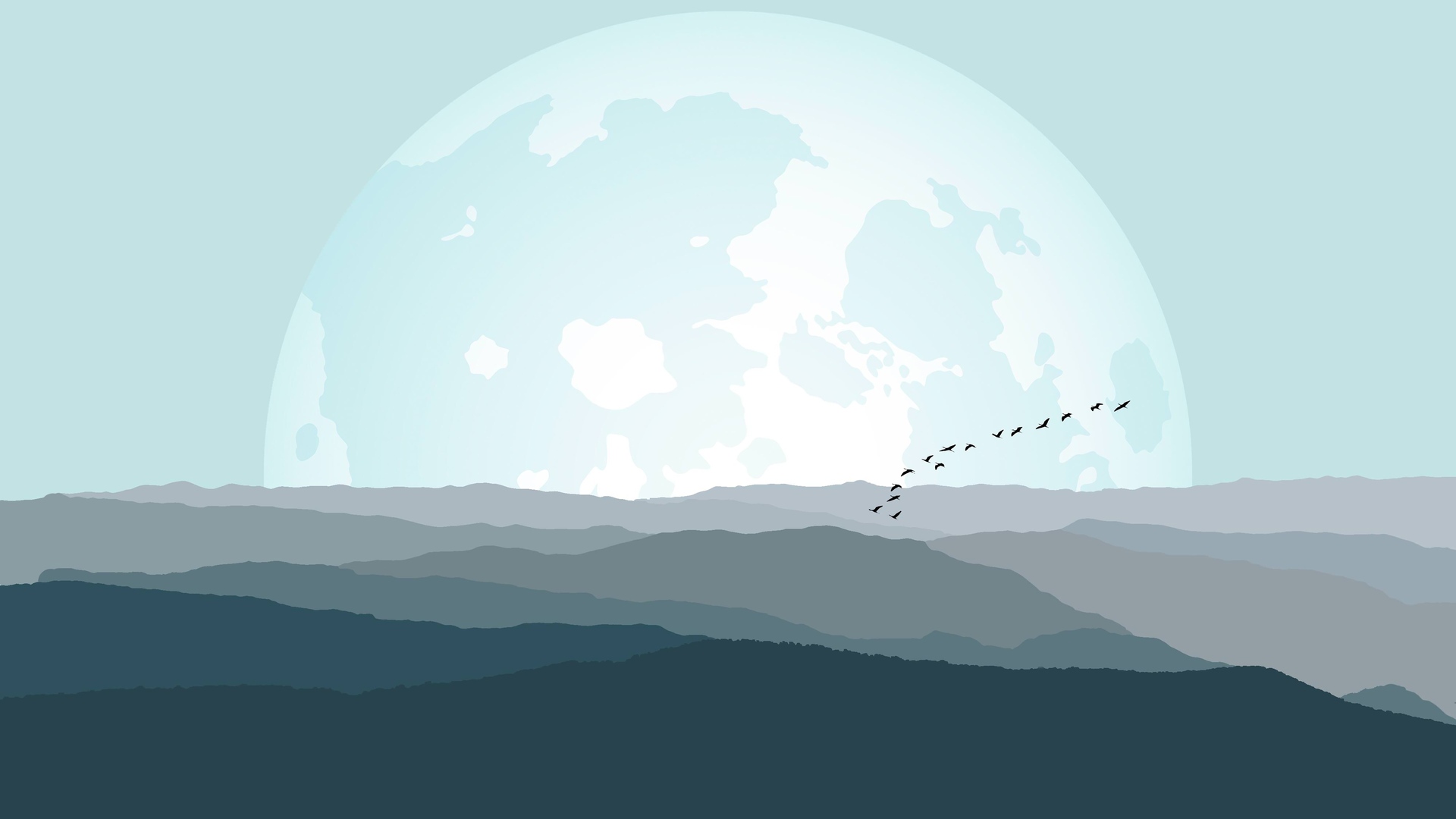极简主义 风景 动漫 绘画 艺术 治愈 简洁 电脑 壁纸 3840×2160
