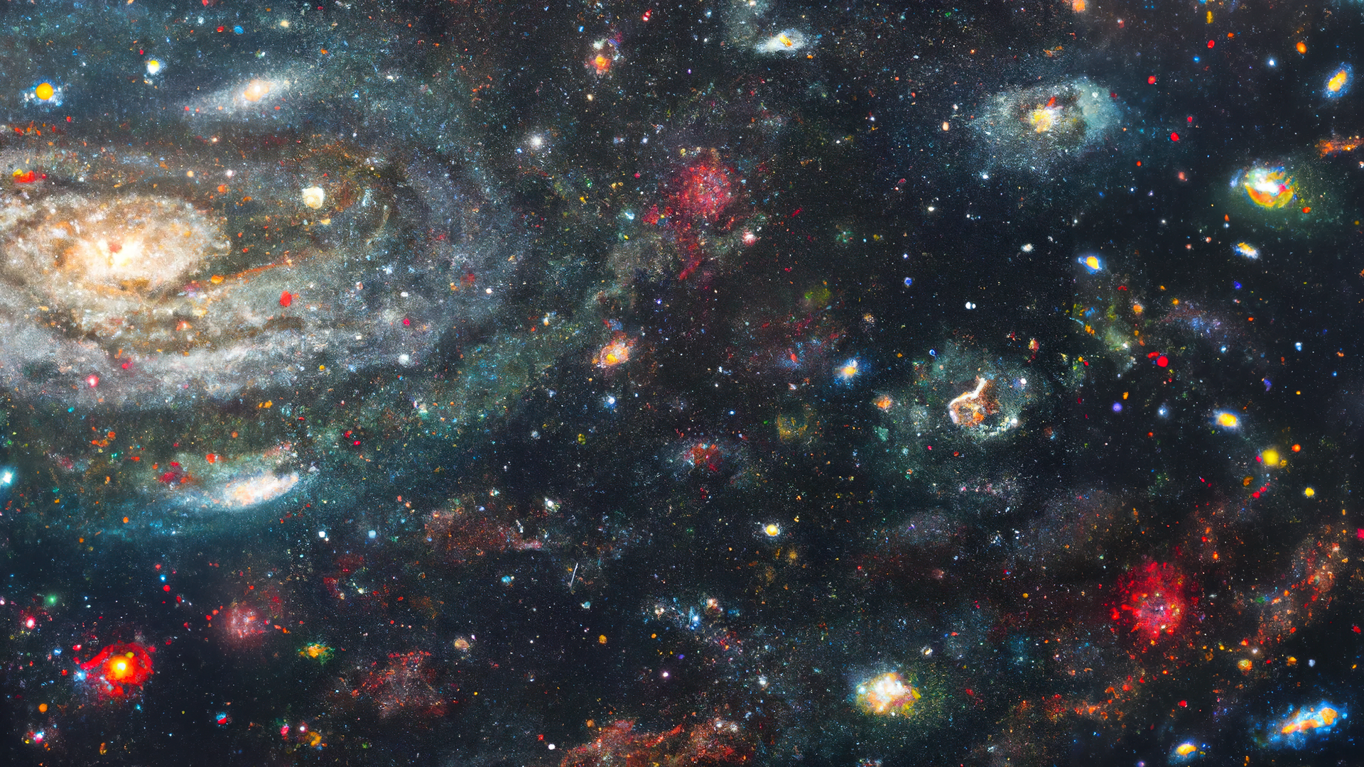 唯美艺术 绘画 空间艺术 宇宙 星星 伽利 空间 电脑 壁纸 3840×2160