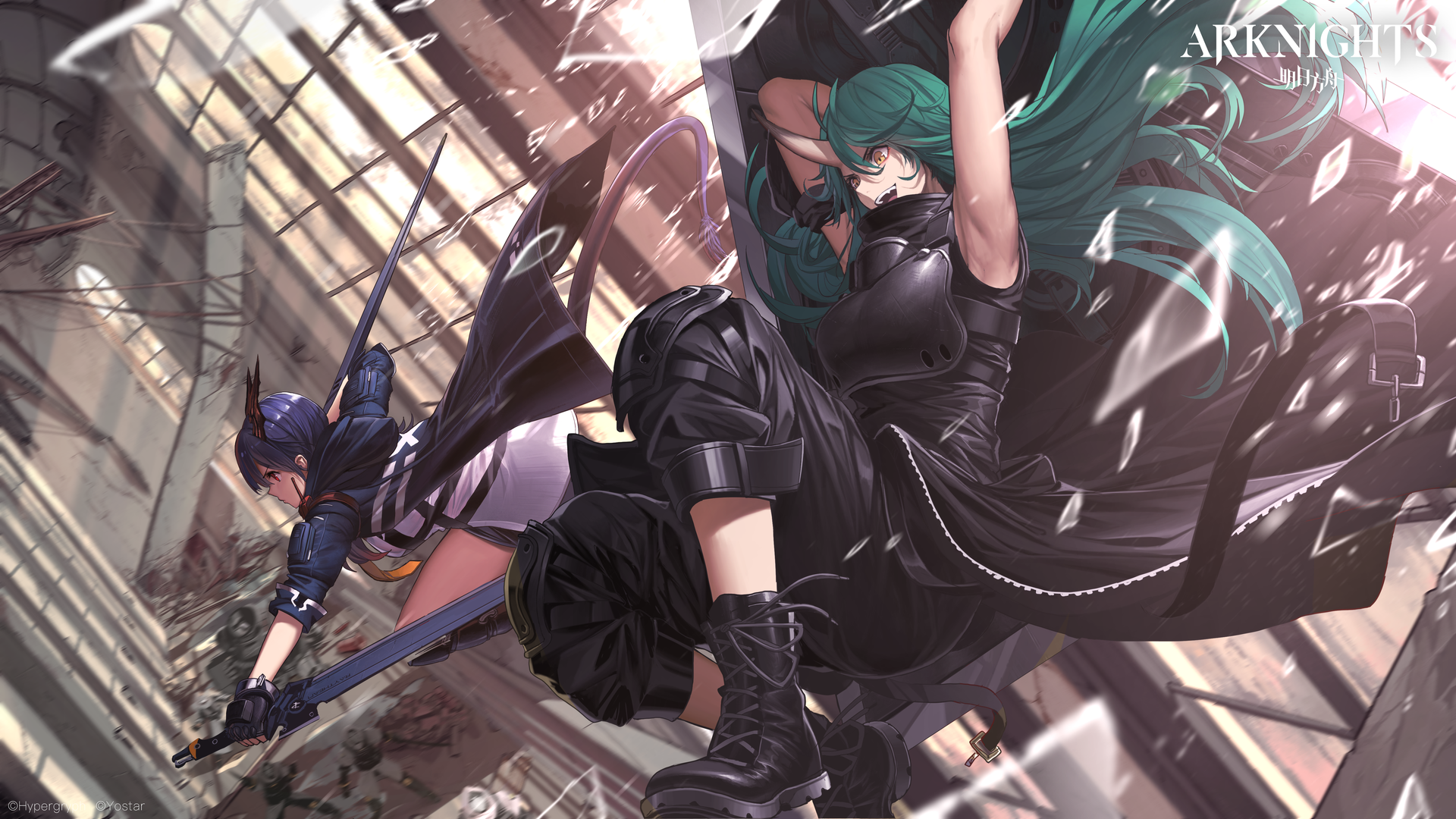 武士 动漫 游戏 动漫女孩 陈 星间 明日方舟 电脑 高清壁纸 5453×3067