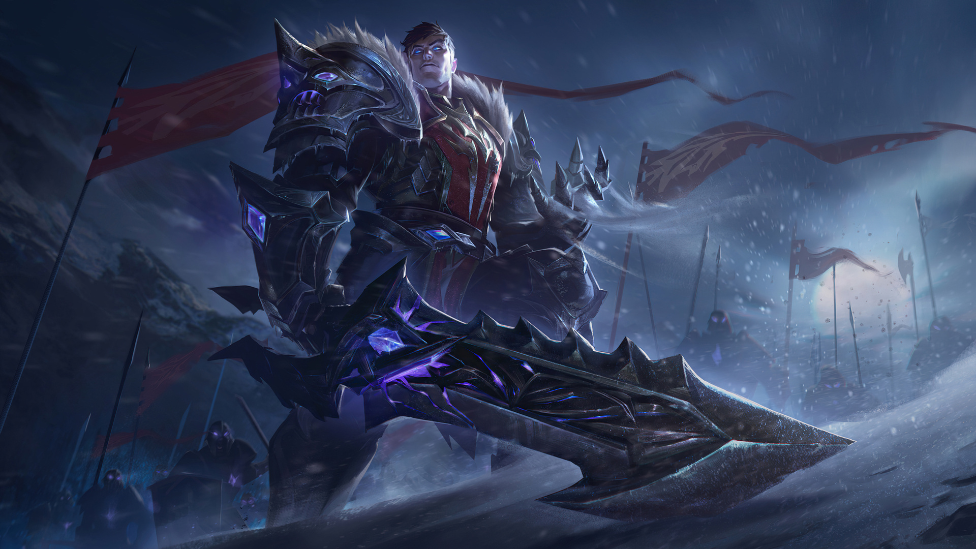 热门加伦 英雄联盟 游戏 角色 LOL 立绘 英雄 电脑 无水印壁纸 3840×2160