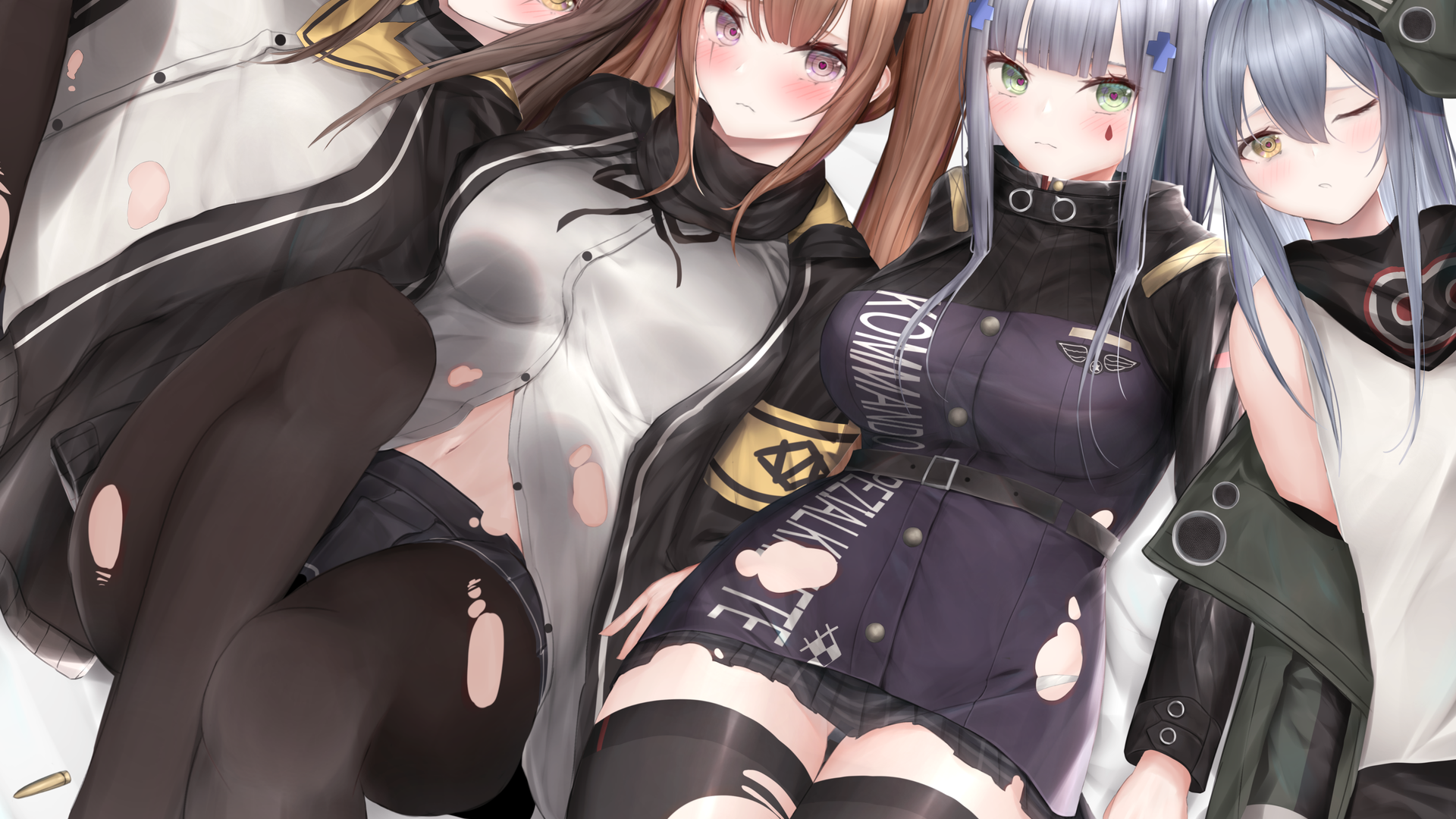 少女前线 女人 动漫 动漫女孩 衣服 战斗 电脑 无水印壁纸 4380×3418