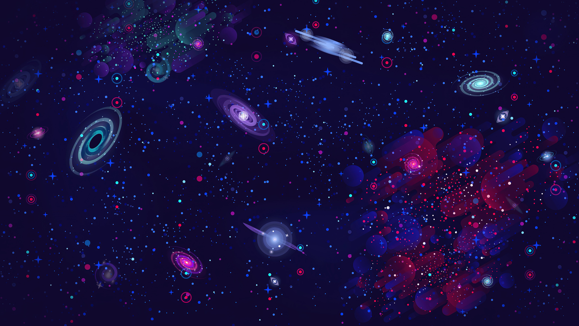 绝美AI艺术 星星 太空 宇宙 星空 艺术 抽象 概念 电脑 壁纸 3840×2160