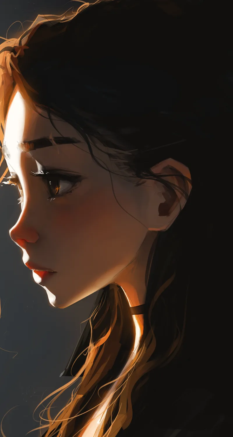 绚丽女性 深色头发 自然 光 简单背景 棕色眼睛 手机 手机壁纸 4320×5400