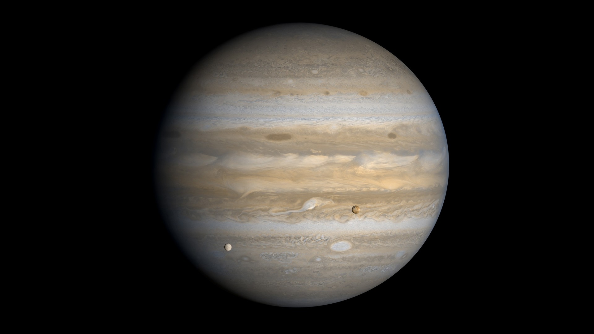 木星 空间 极简主义 艺术 AI艺术 太阳系 行星 电脑 高清壁纸 3840×2160