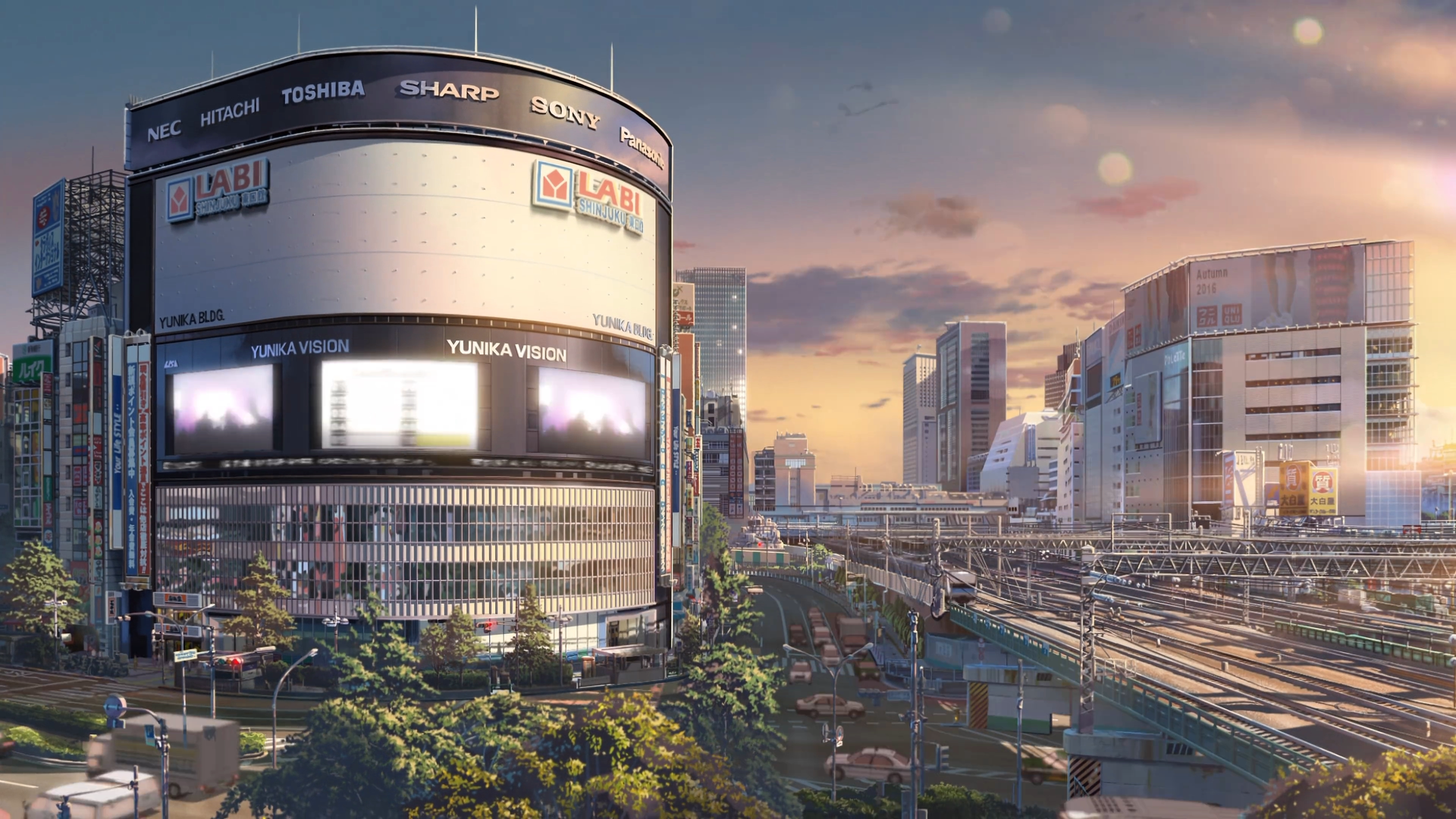 热门动漫 城市景观 城市 建筑 动画 游戏 电脑 高清壁纸 3840×2160