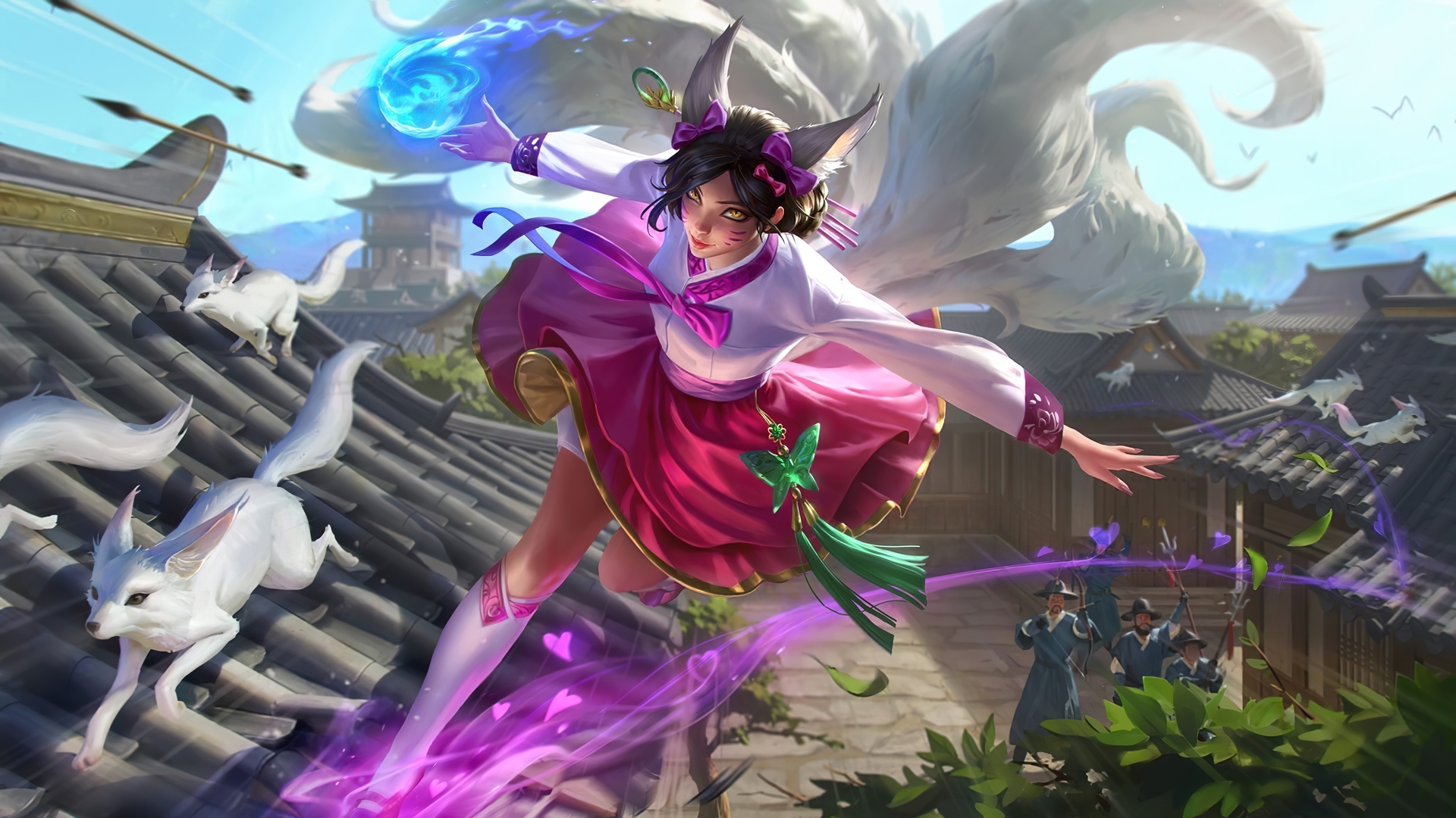 绚丽英雄联盟 游戏 英雄 角色 立绘 LOL 电脑 4K壁纸 4096×2304
