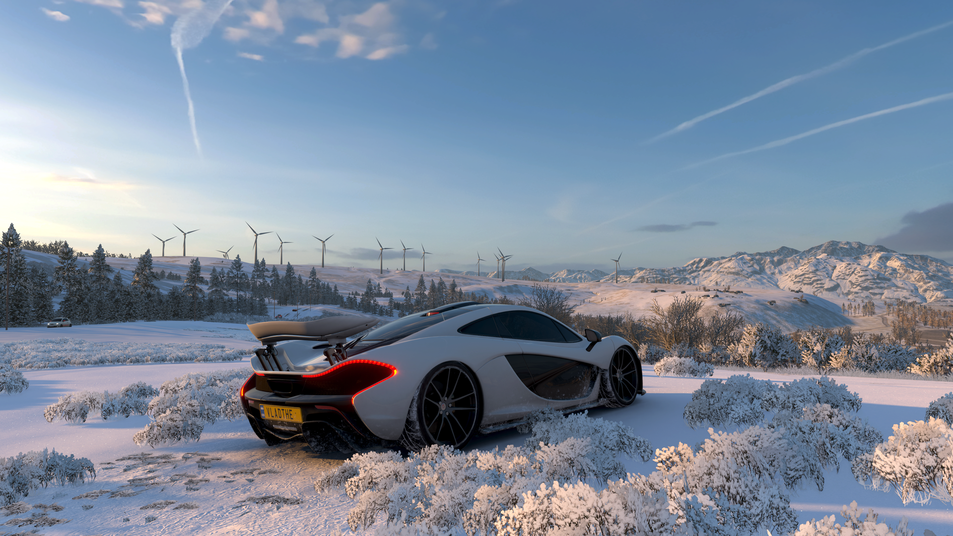 绚丽游戏CG 汽车 车辆 雪 跑车 游戏 迈凯轮 电脑 手机壁纸 3840×2160