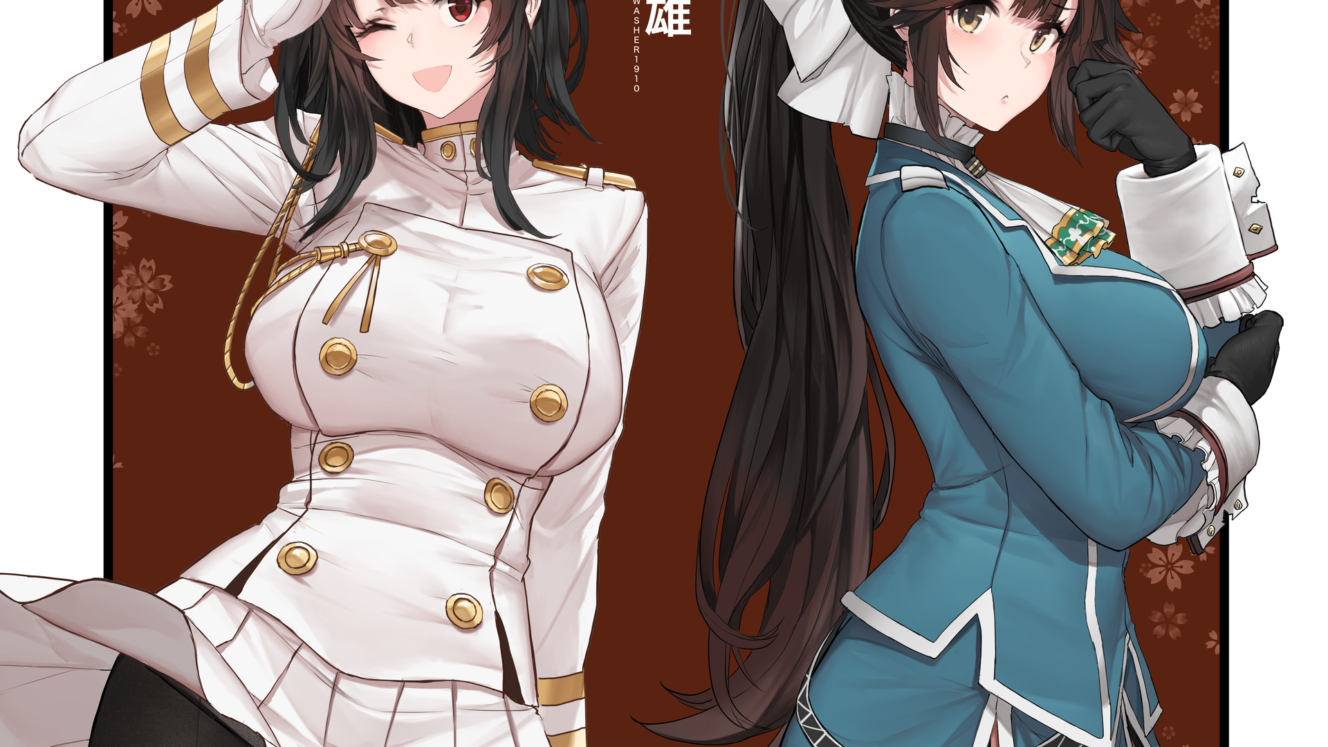 角色 马尾辫 长发 短发 大腿 动漫 动漫女孩 蔚蓝档案 高考 艺术 游戏 电脑 4K高清壁纸 4105×3838
