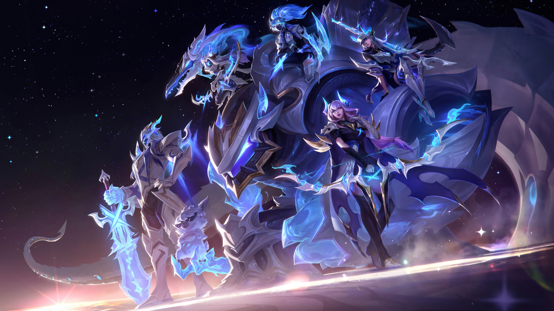 英雄联盟 游戏 人物 AI艺术 英雄 LOL 立绘 电脑 手机壁纸 7680×4320