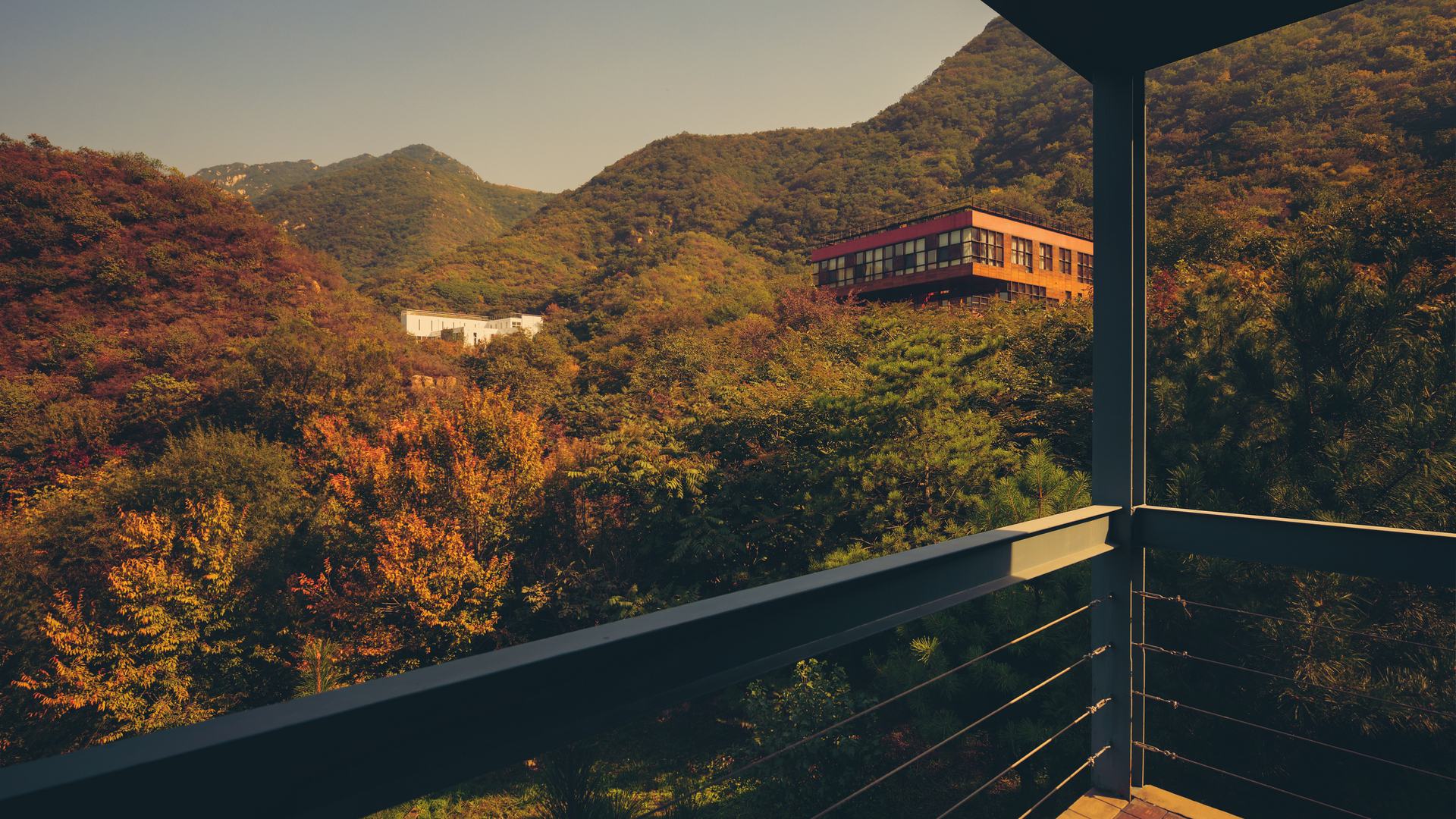 风景 建筑 山 秋天 树 森林 中国 北京 电脑 4K高清壁纸 3840×2160