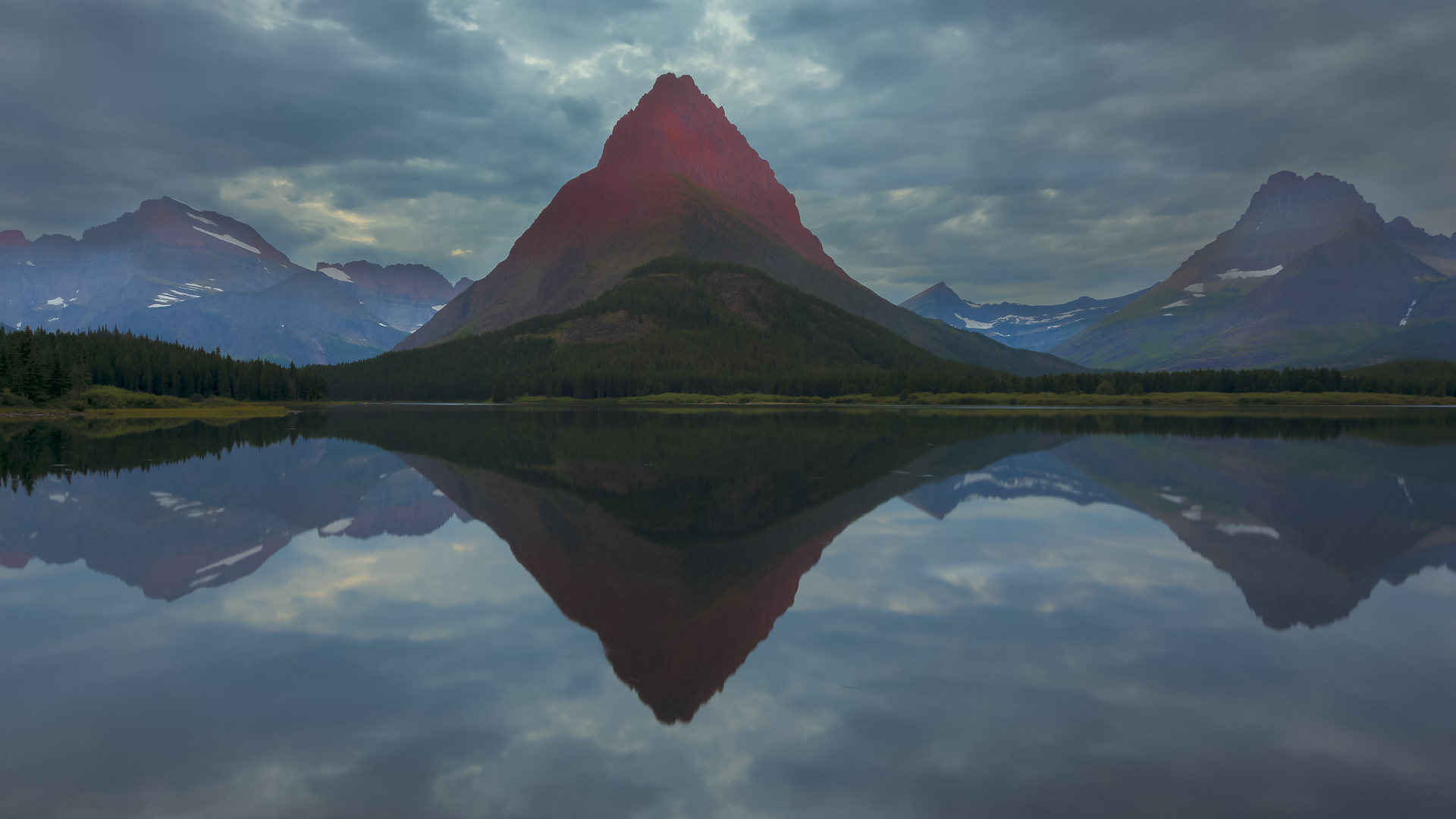 风景 自然 山脉 湖泊 电脑 壁纸 4096×2726