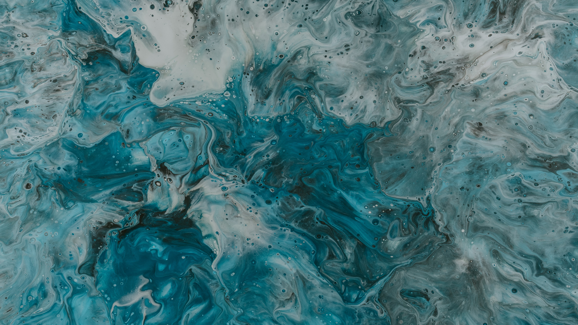 抽象 蓝色 AI艺术 形状 漩涡 绿松石 电脑 4K高清壁纸 5760×2880
