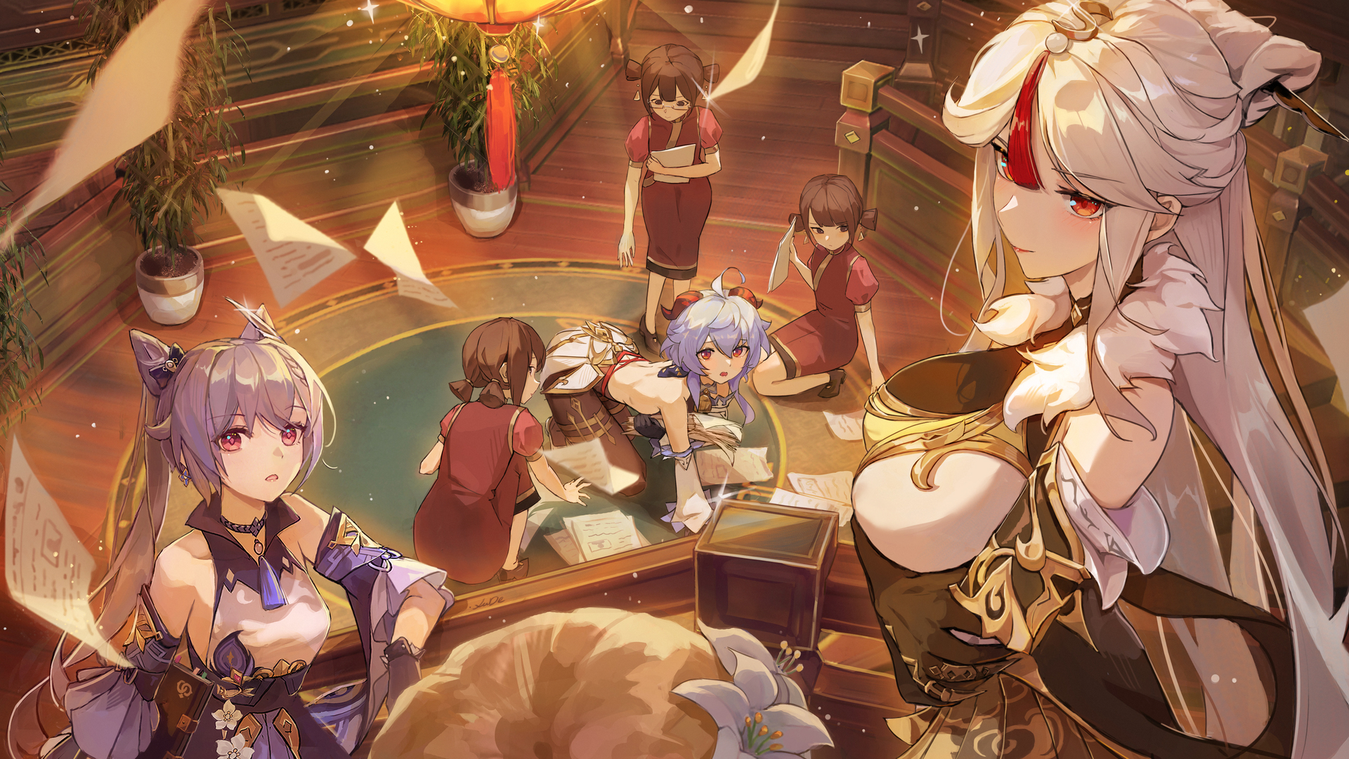 热门动漫 动漫女孩 科清 原神 感宇 宁光 流明 高清壁纸 4928×2794
