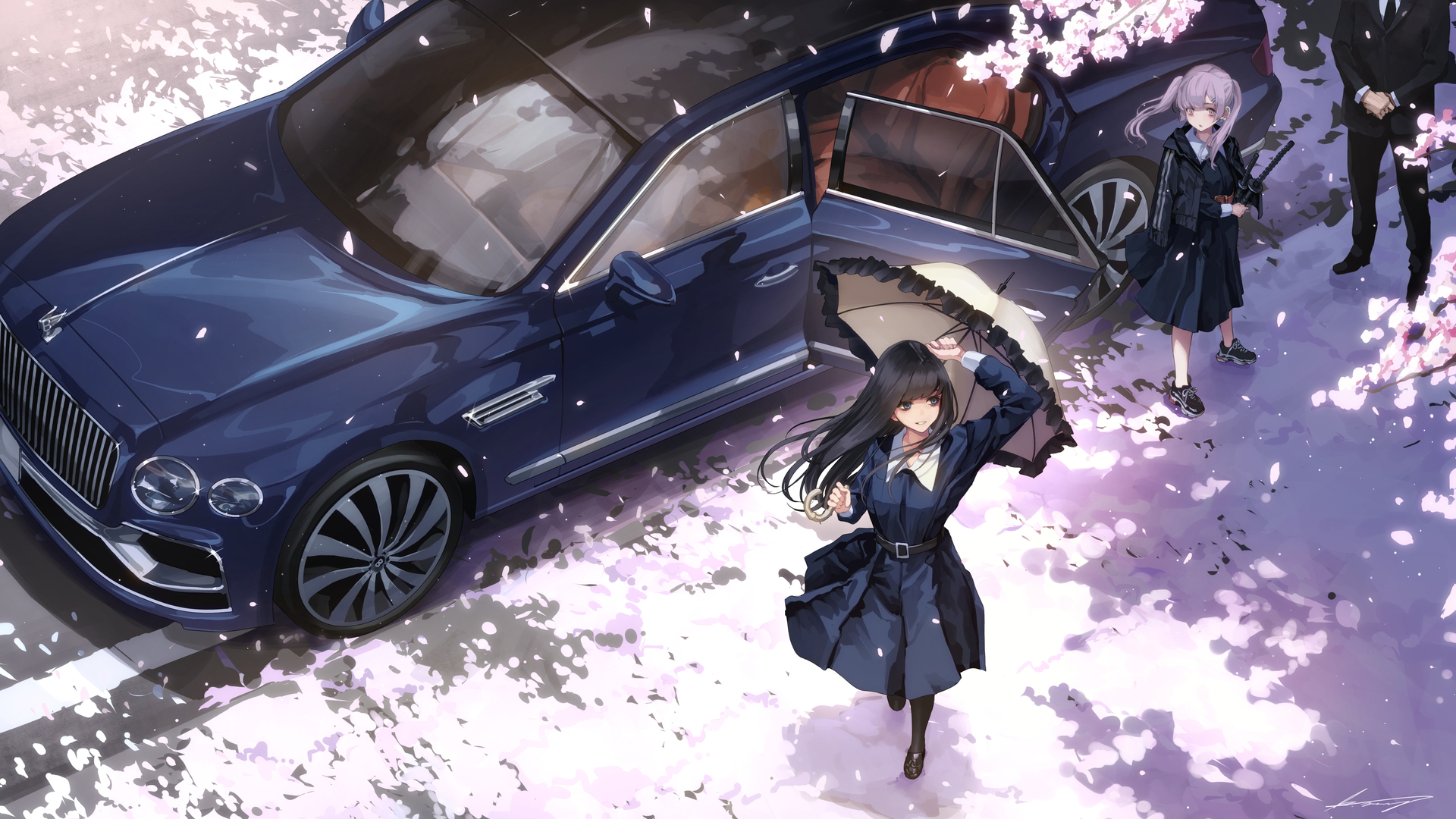女学生 原创人物 动漫女孩 AI艺术 插图 壁纸 4212×2512