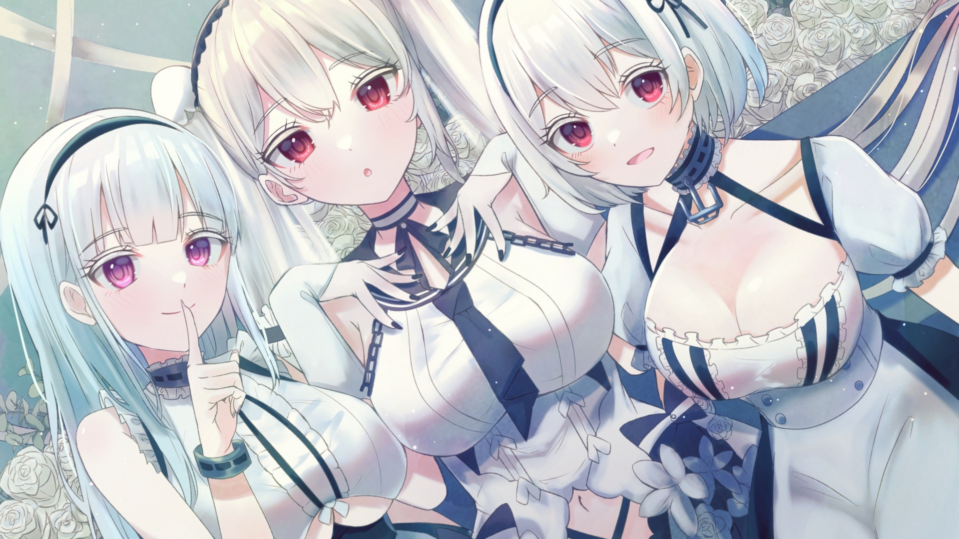 女性三人组 蔚蓝巷 动漫 天狼星 4K高清壁纸 4096×2542