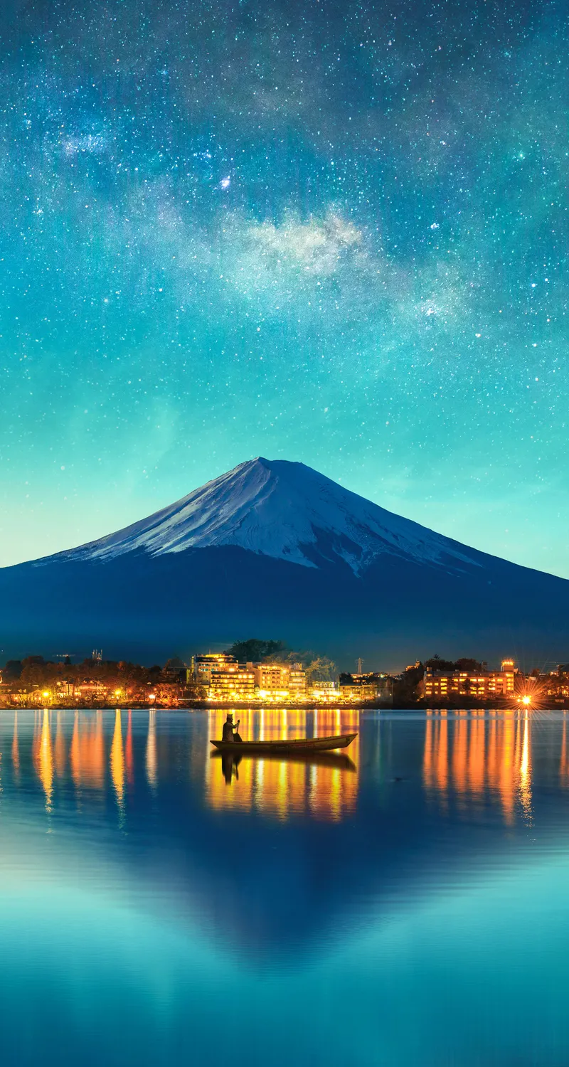 超清风景 城市 山脉 丘陵 倒影 车辆 船 星星 摄影 湖泊 4手机 壁纸 3840×3840
