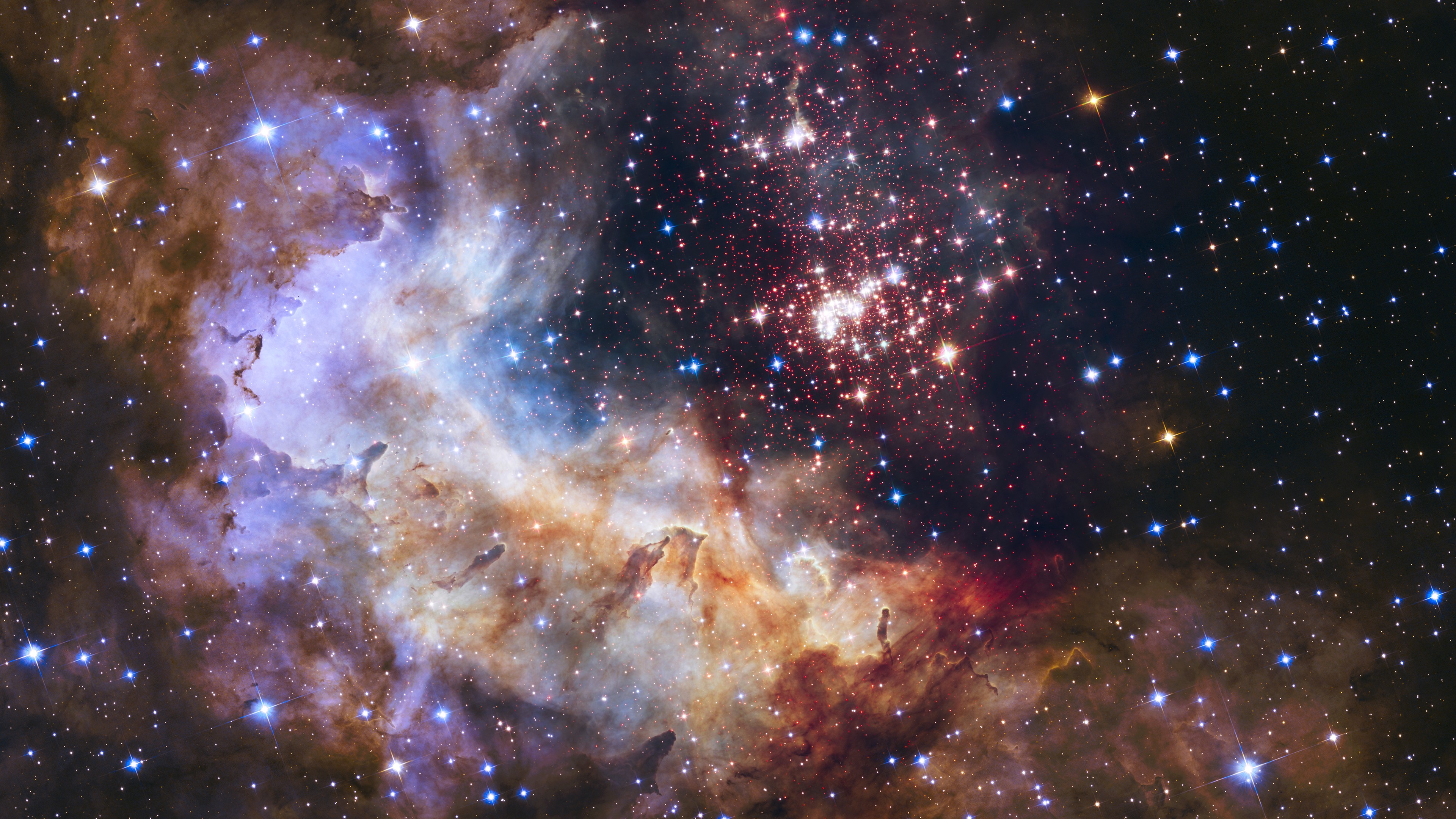 绝美宇宙 太空 星星 星云 太空艺术 AI艺术 桌面壁纸 3840×2160