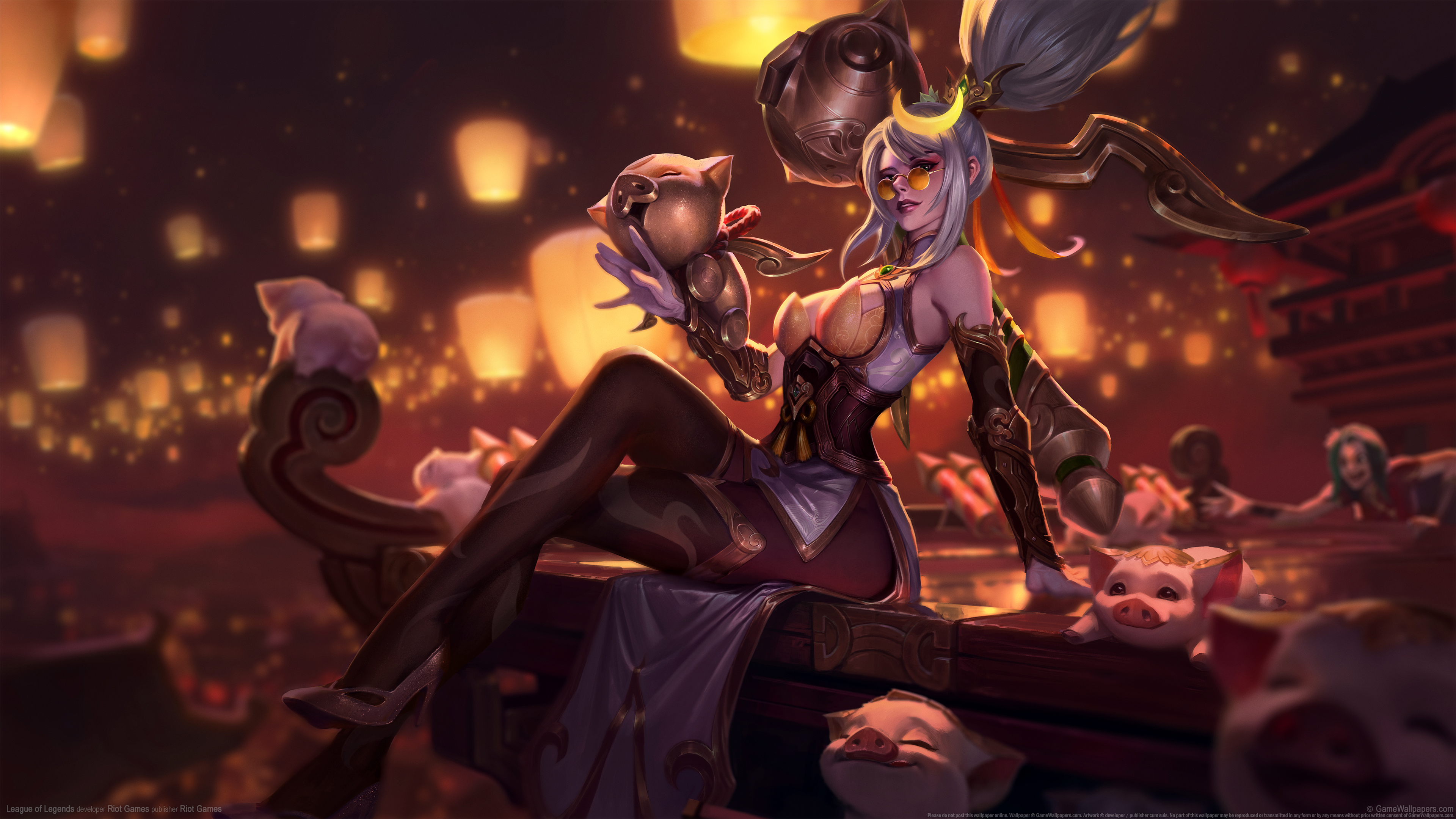 唯美英雄联盟 无水印壁纸 3840×2160