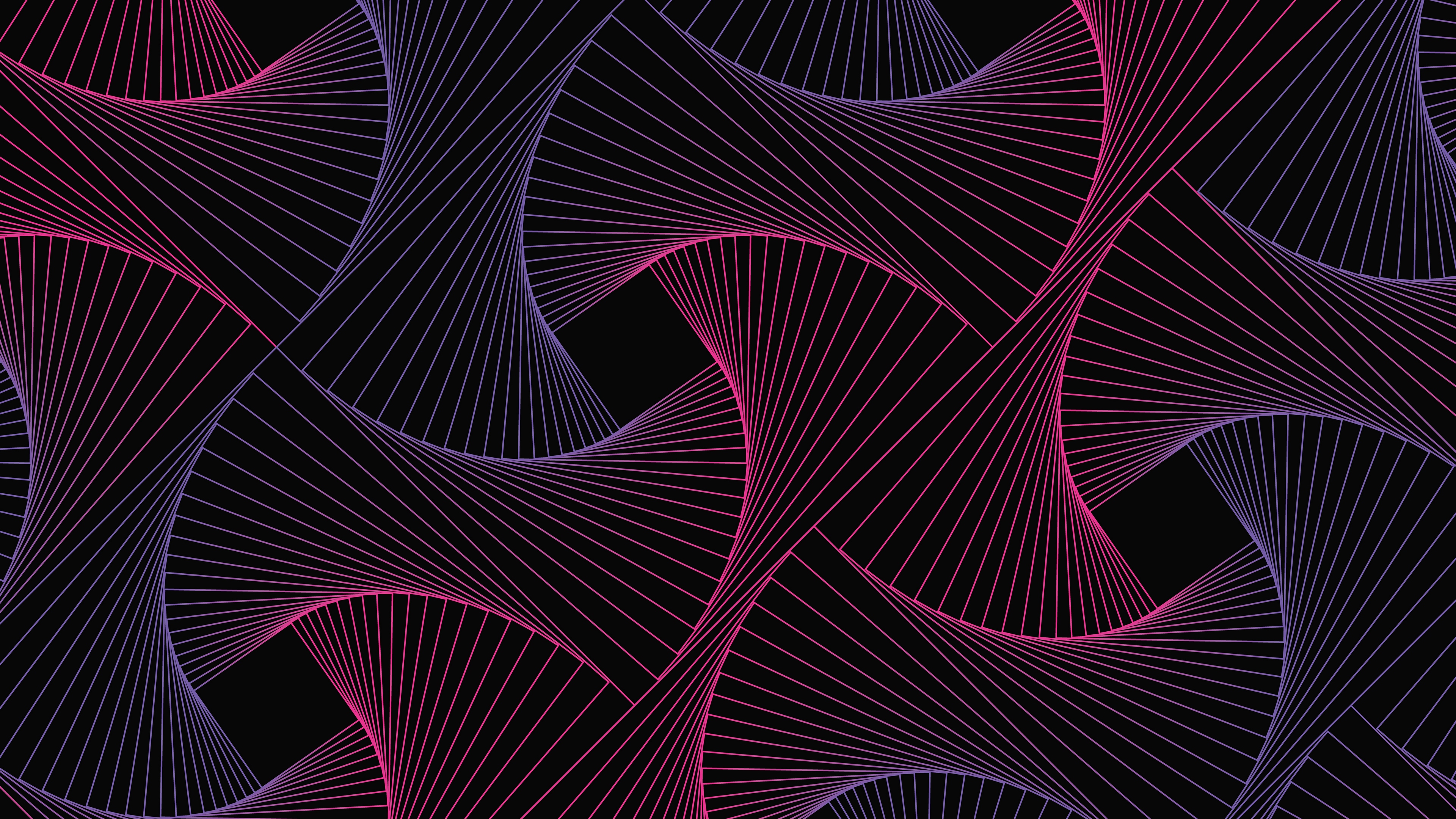 绝美几何学 抽象 艺术 AI艺术 高清壁纸 3840×2160